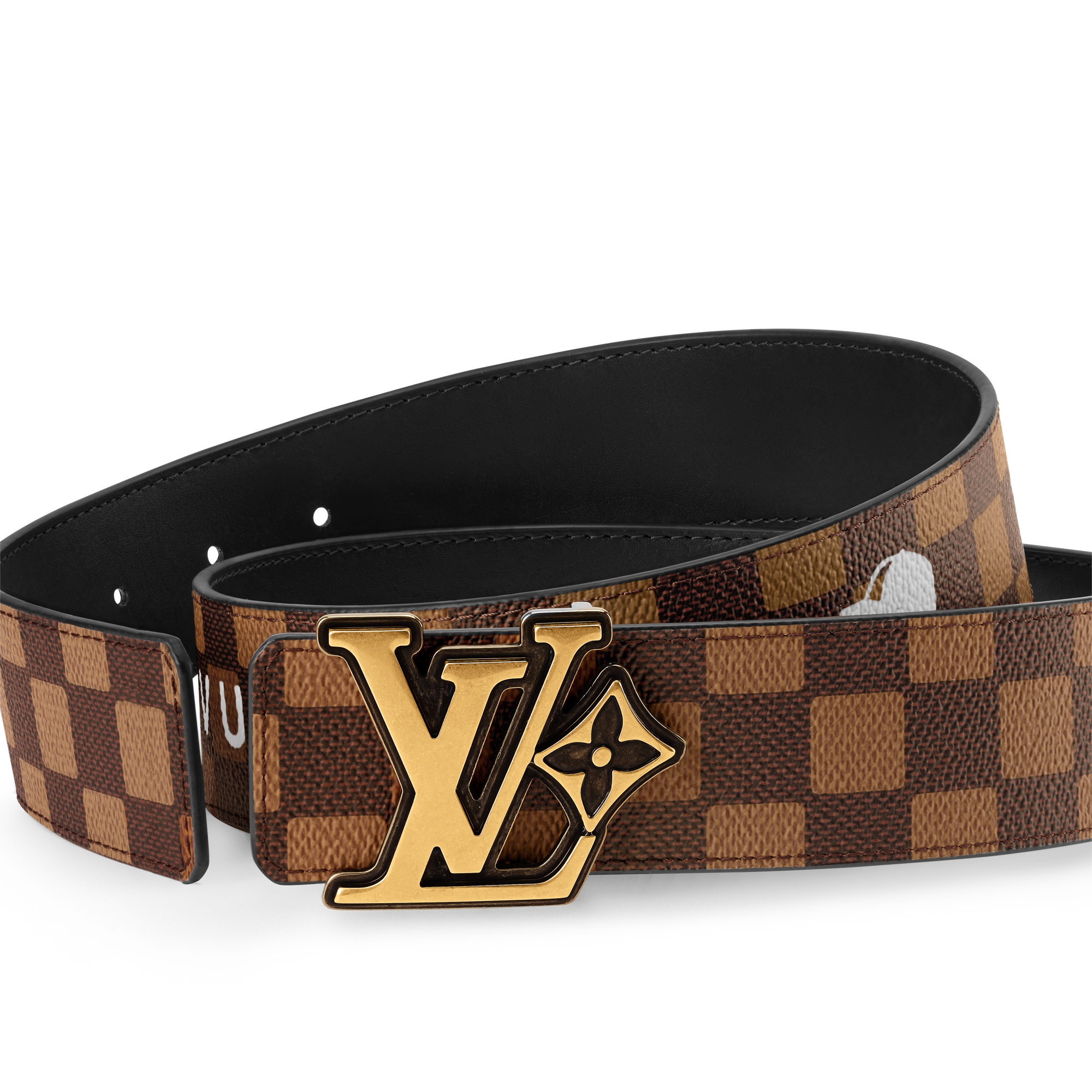 ベルト･LV フラワー ダミエ フレンドシップ 40MM リバーシブル  メンズ アクセサリー (製品ズーム)