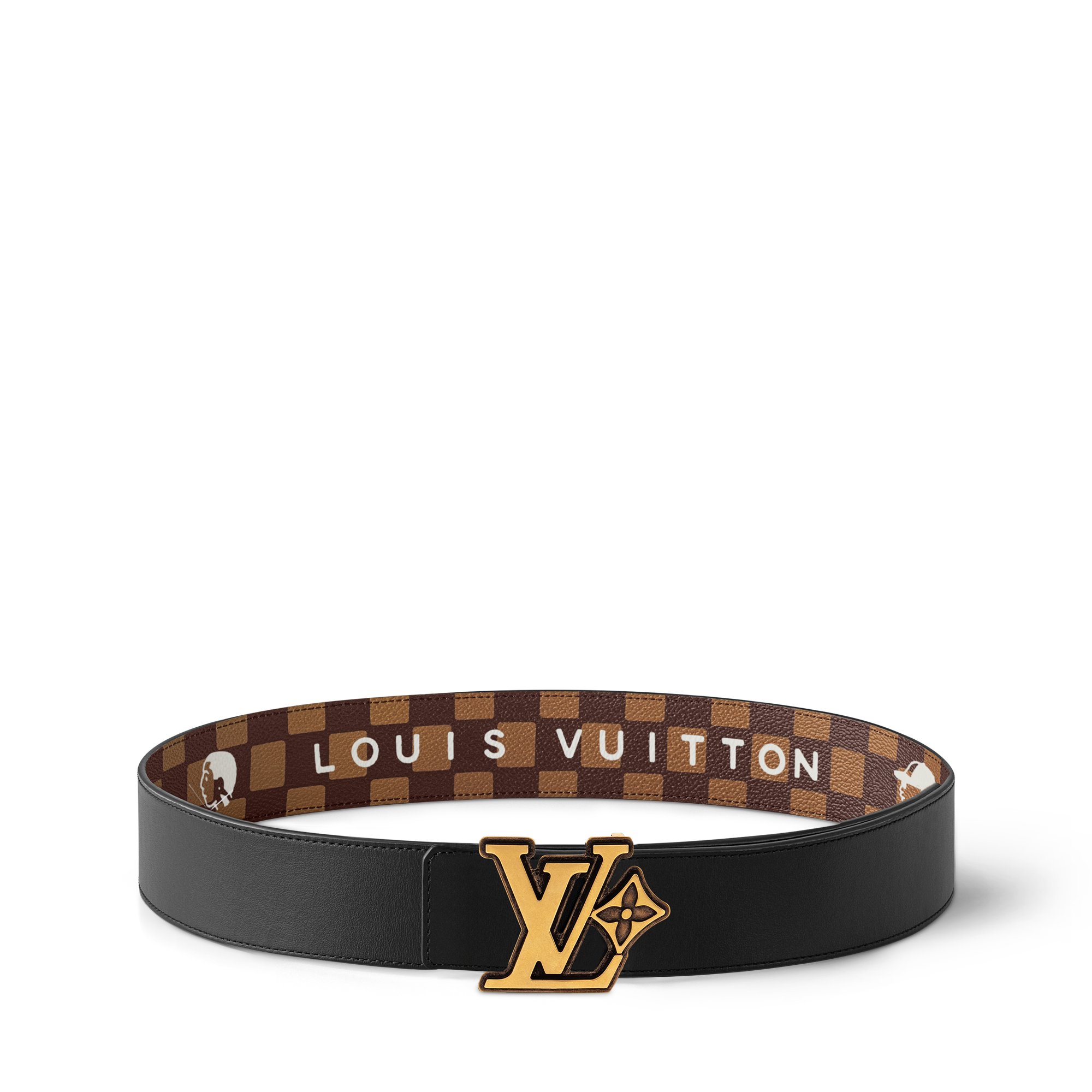 ベルト･LV フラワー ダミエ フレンドシップ 40MM リバーシブル  メンズ アクセサリー (製品ズーム)