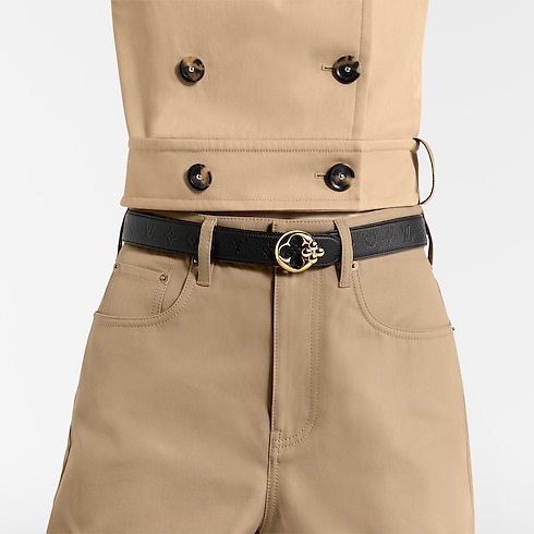 ベルト・LV フラワーグラム 30MM リバーシブル モノグラム ウィメンズ アクセサリー (製品ズーム)