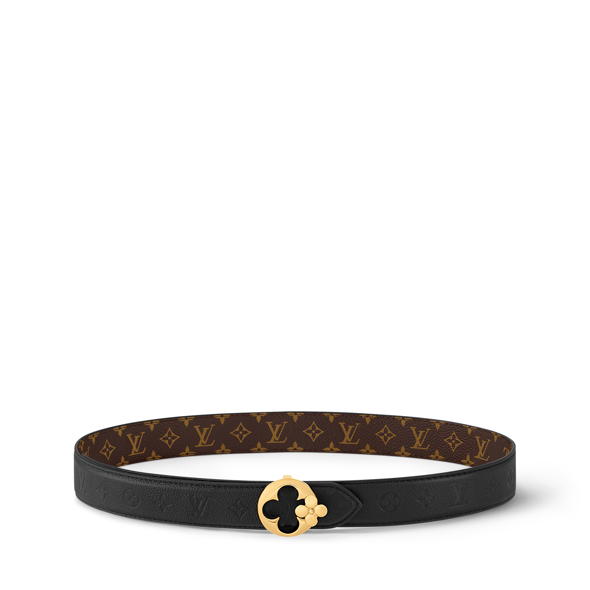 ベルト･フラワーグラム 30MM リバーシブル  モノグラム ウィメンズ アクセサリー (製品ズーム)