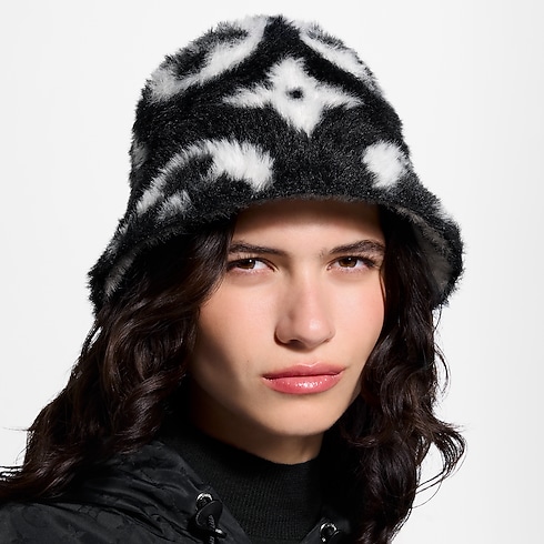 ハット・LV フラッフィー モノグラム S00 ウィメンズ アクセサリー (製品ズーム)