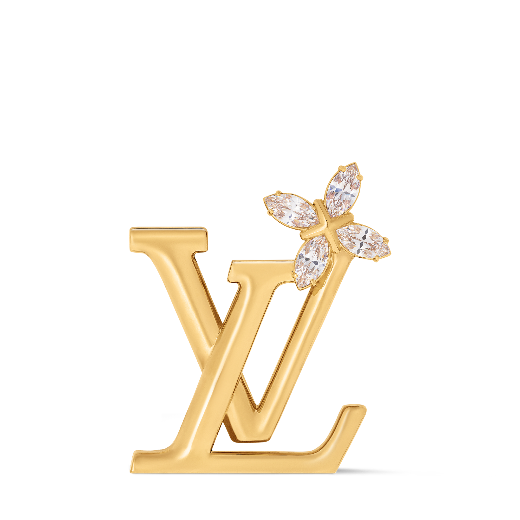 ルイヴィトン ブロッシュスウィートモノグラム くろし LV 5連アイコン 
