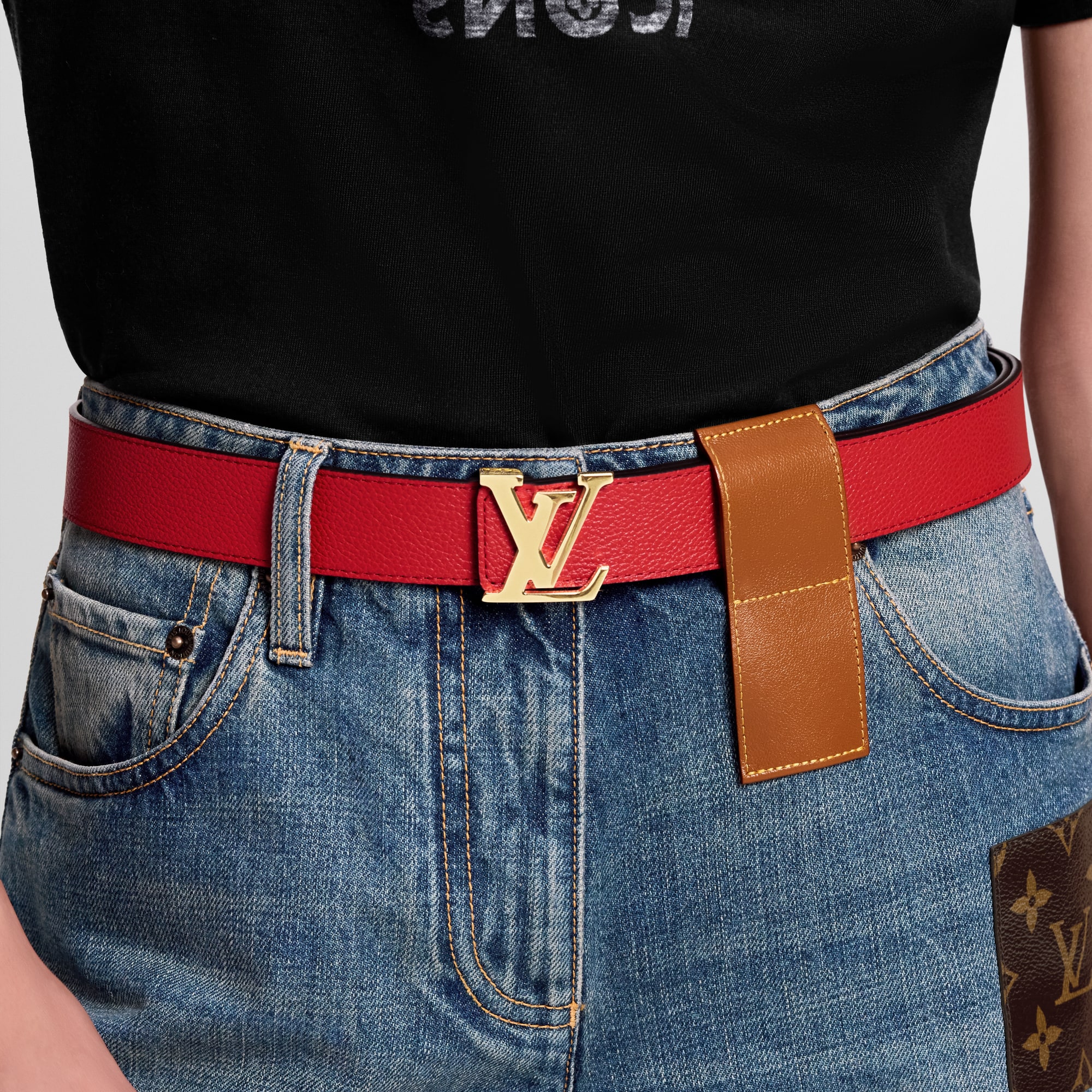 ベルト･LV イニシャル 30MM リバーシブル モノグラム ウィメンズ アクセサリー (製品ズーム)