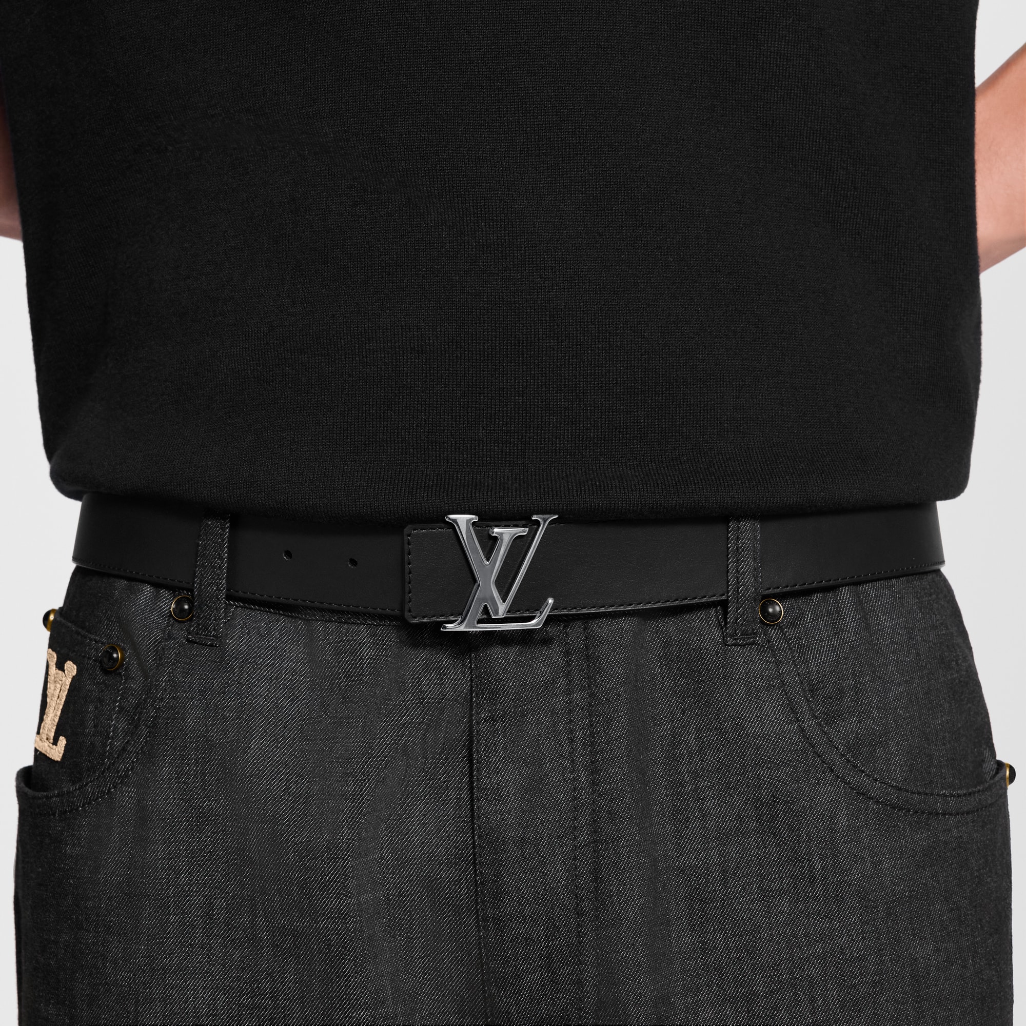 ベルト･LV イニシャル 35MM リバーシブル  メンズ アクセサリー (製品ズーム)
