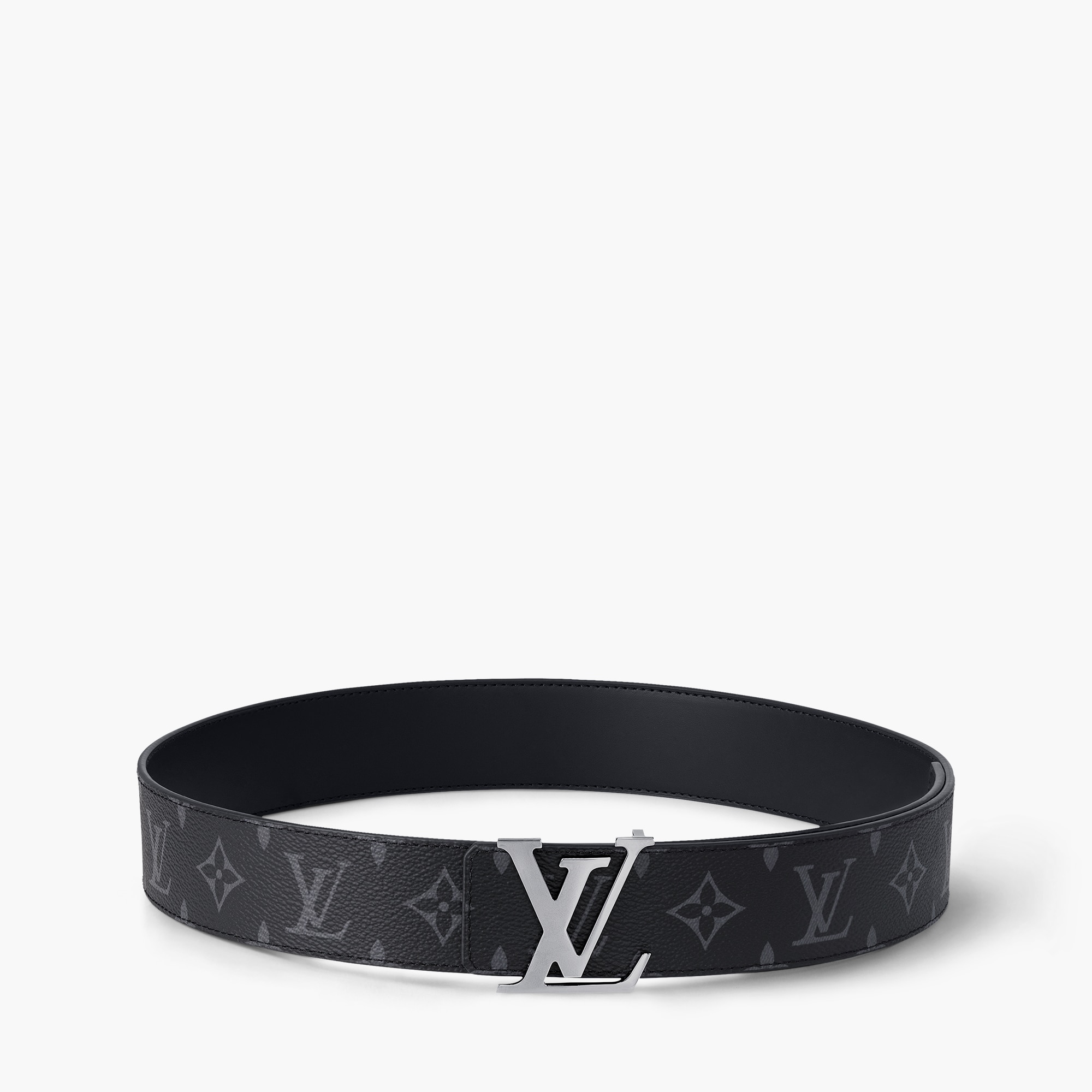 ベルト・LV イニシャル 40MM リバーシブル モノグラム・エクリプス 