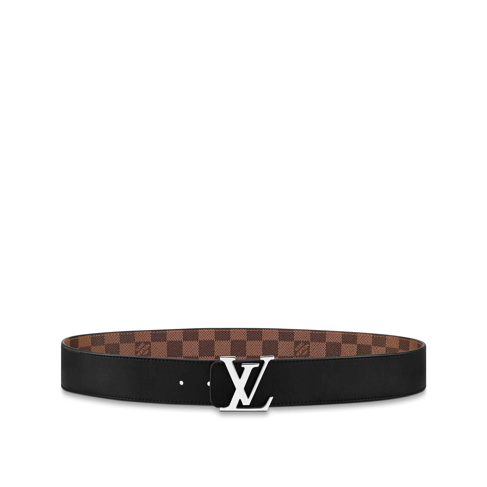 ベルト･LV イニシャル 40MM リバーシブル ダミエ・グラフィット メンズ アクセサリー (製品ズーム)