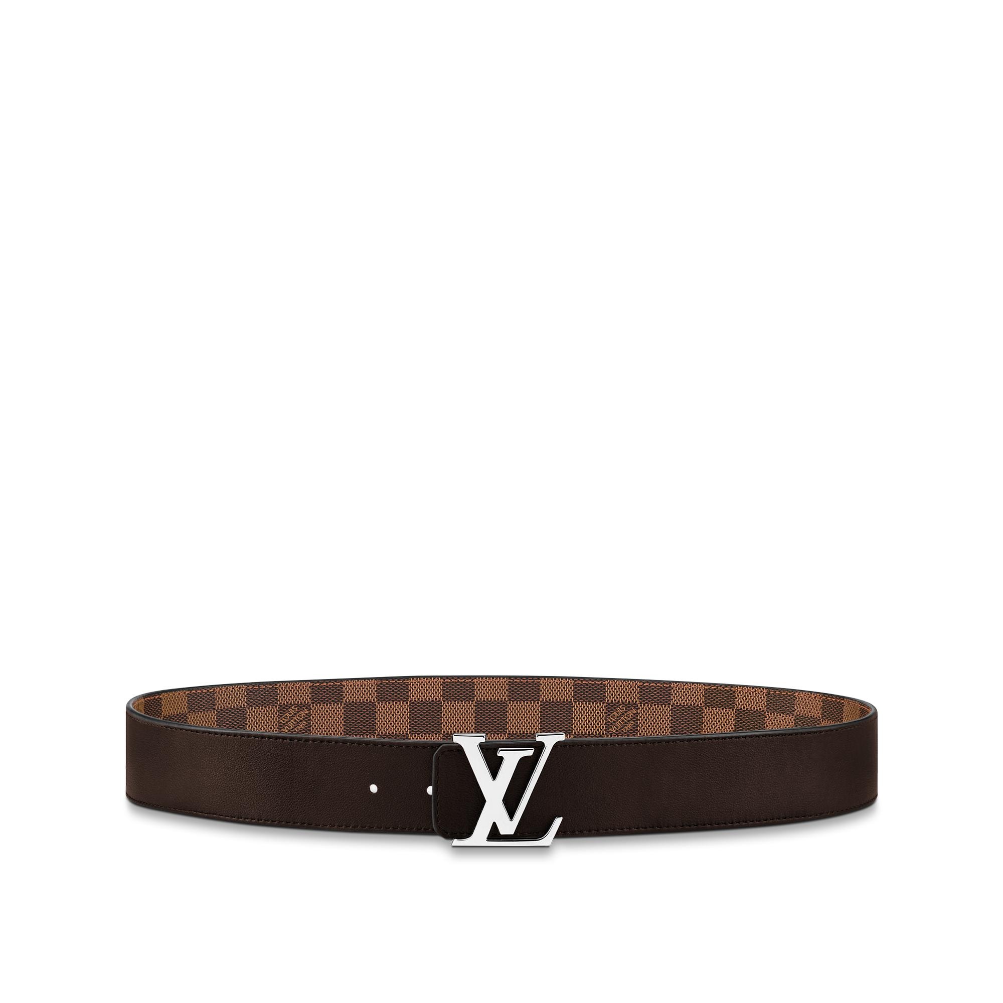 ベルト･LV イニシャル 40MM リバーシブル ダミエ・グラフィット メンズ アクセサリー (製品ズーム)