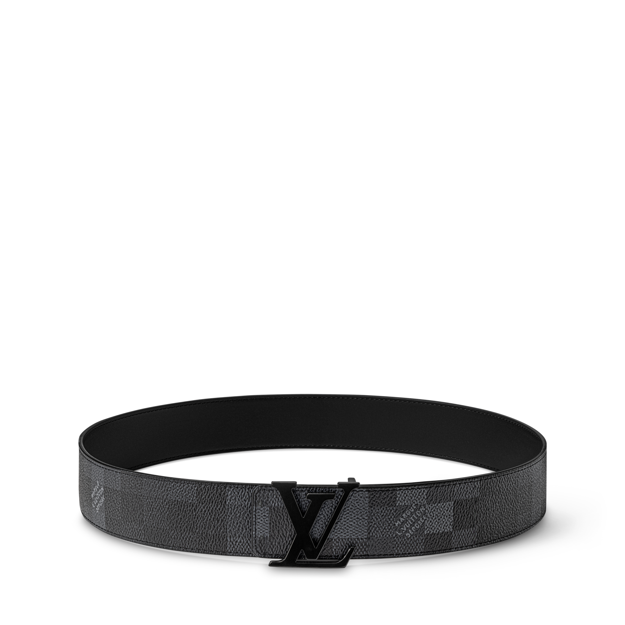 ベルト・LV イニシャル ダモフラージュ 40MM リバーシブル ダモ 