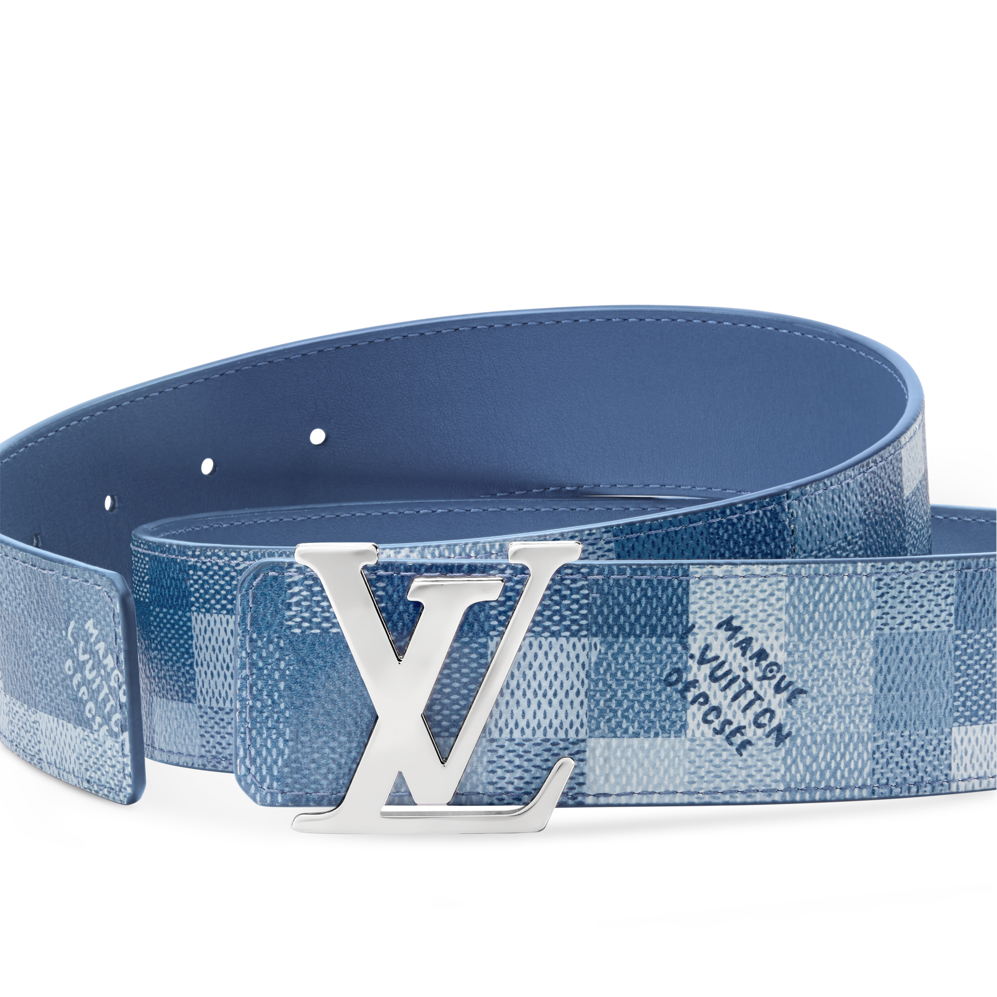 ベルト・LV イニシャル ダモフラージュ 40MM リバーシブル ｜ルイ 