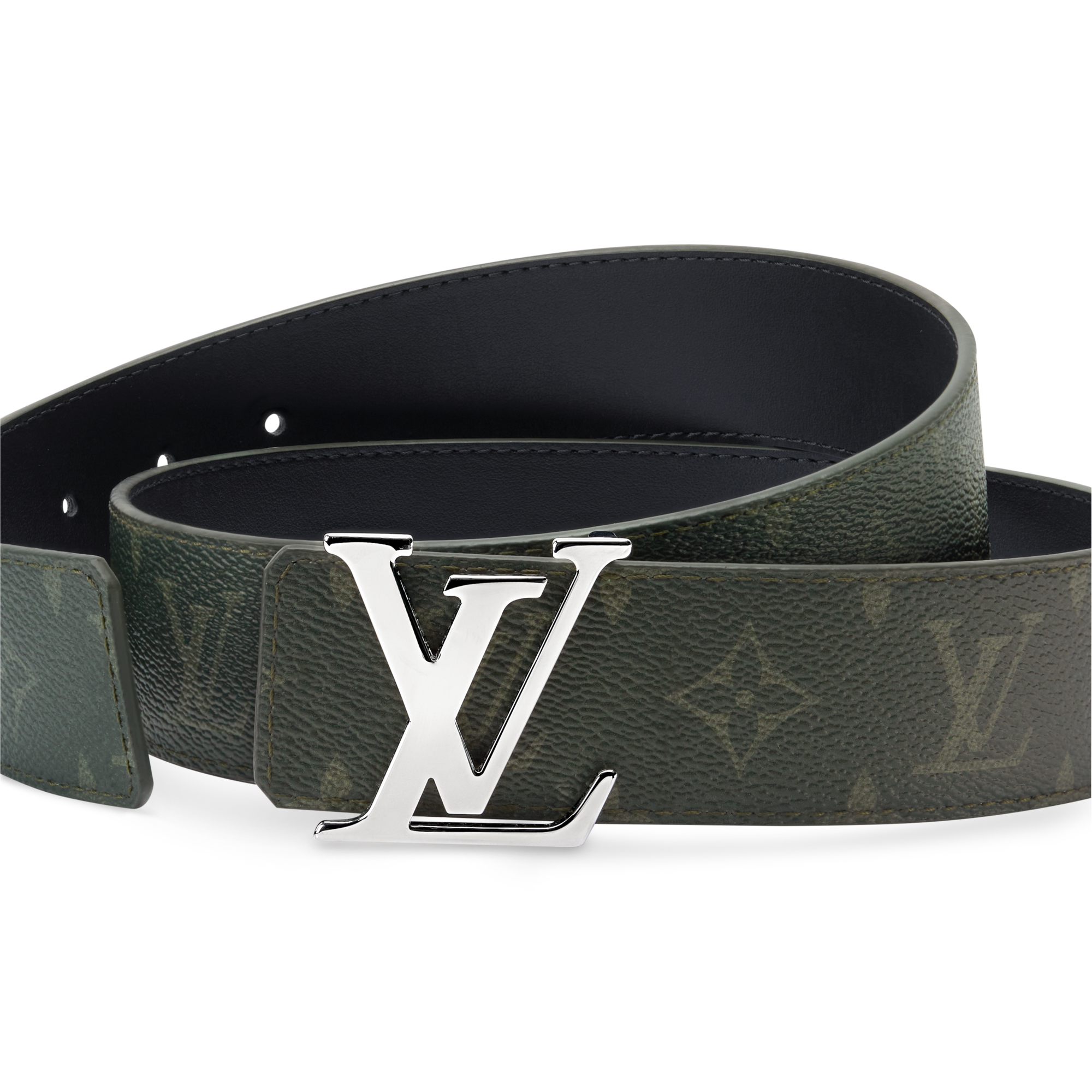 ベルト・LV イニシャル モノグラム 40MM リバーシブル モノグラム 
