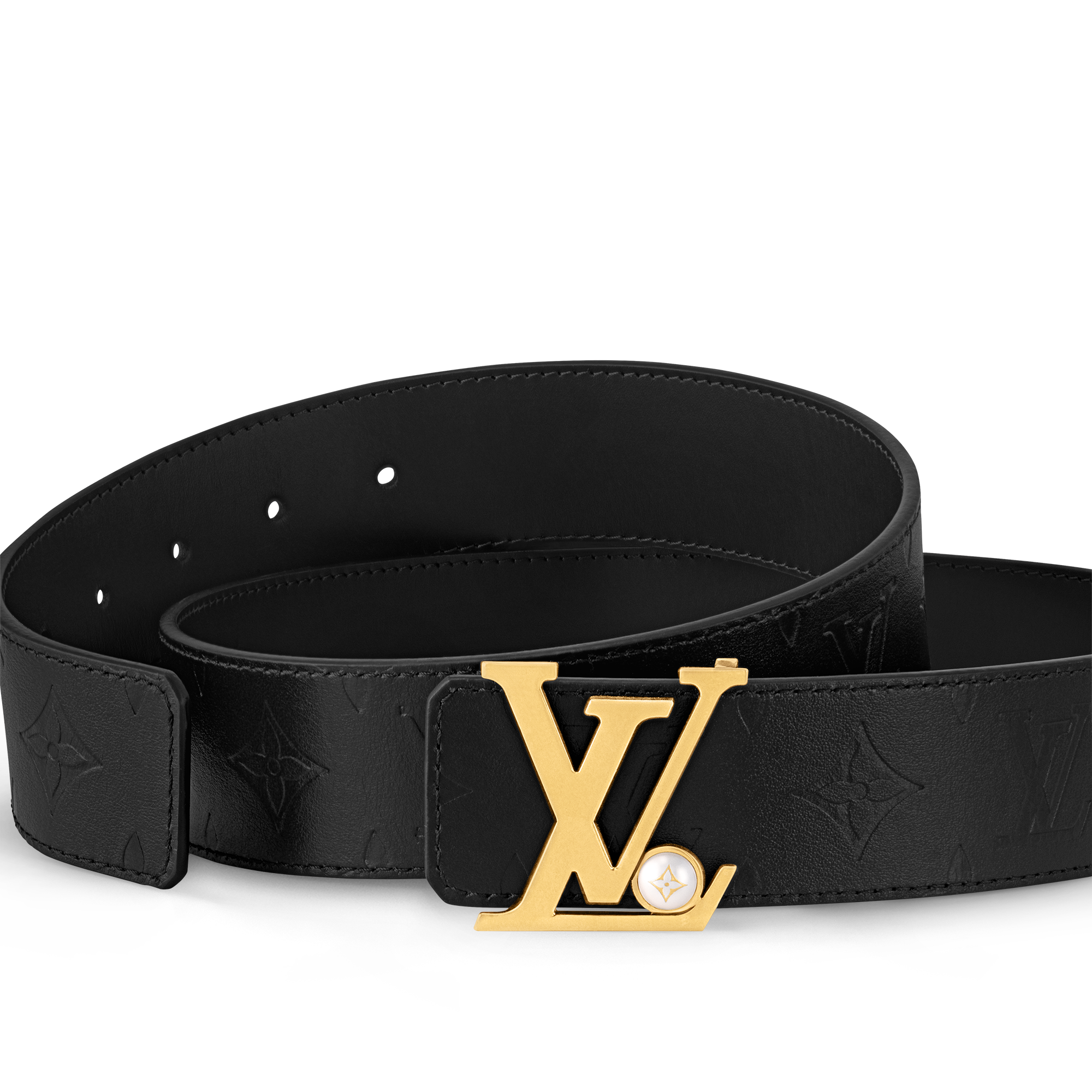 ルイ・ヴィトン(LOUIS VUITTON)ルイ・ヴィトン ベルト LVイニシャル  