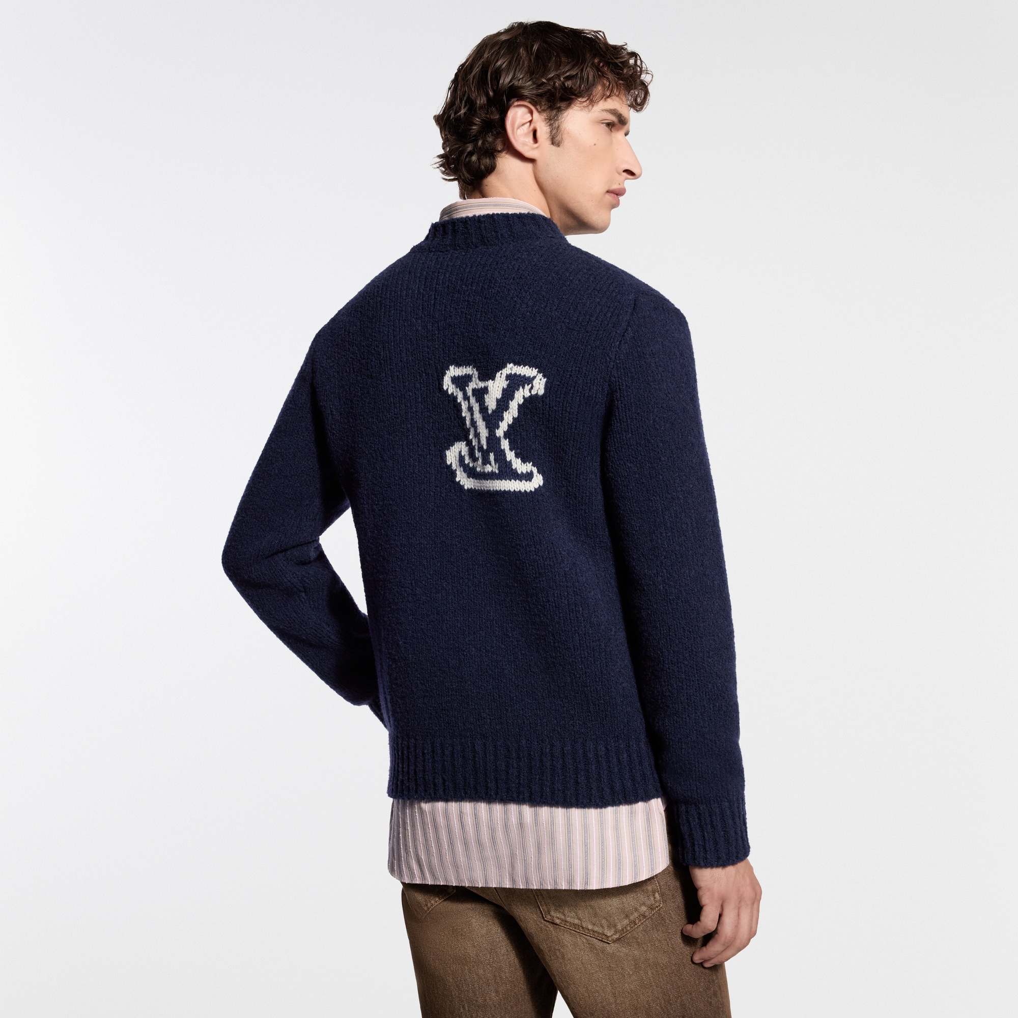 LV インターシャ クルーネック ｜ルイ・ヴィトン 公式サイト - 1AJUIG