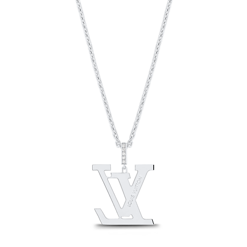 ペンダント LV XL レインボー (ホワイトゴールド×カラーストーン) ジュエリー ジュエリー カテゴリー (製品ズーム)