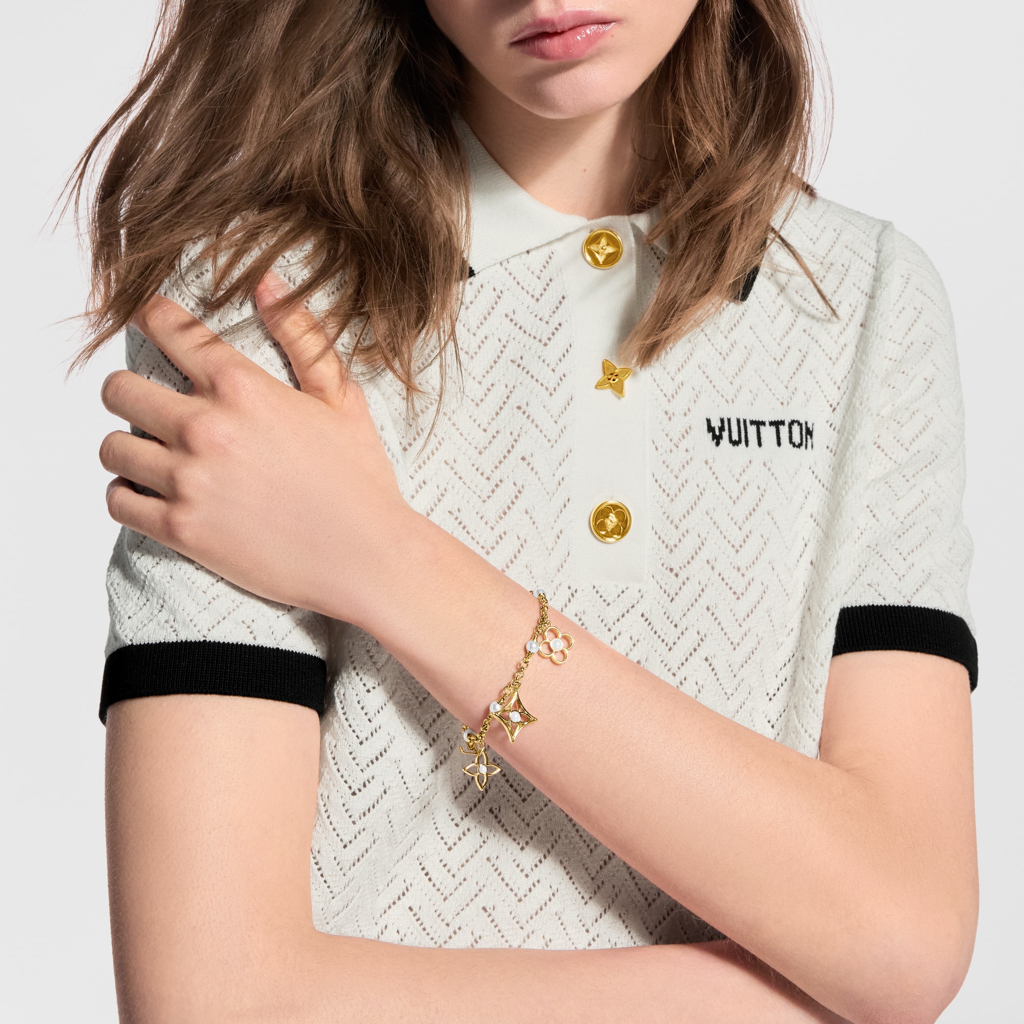 LOUIS VUITTON ブレスレット フラワーモチーフ ブレスレット・LV 