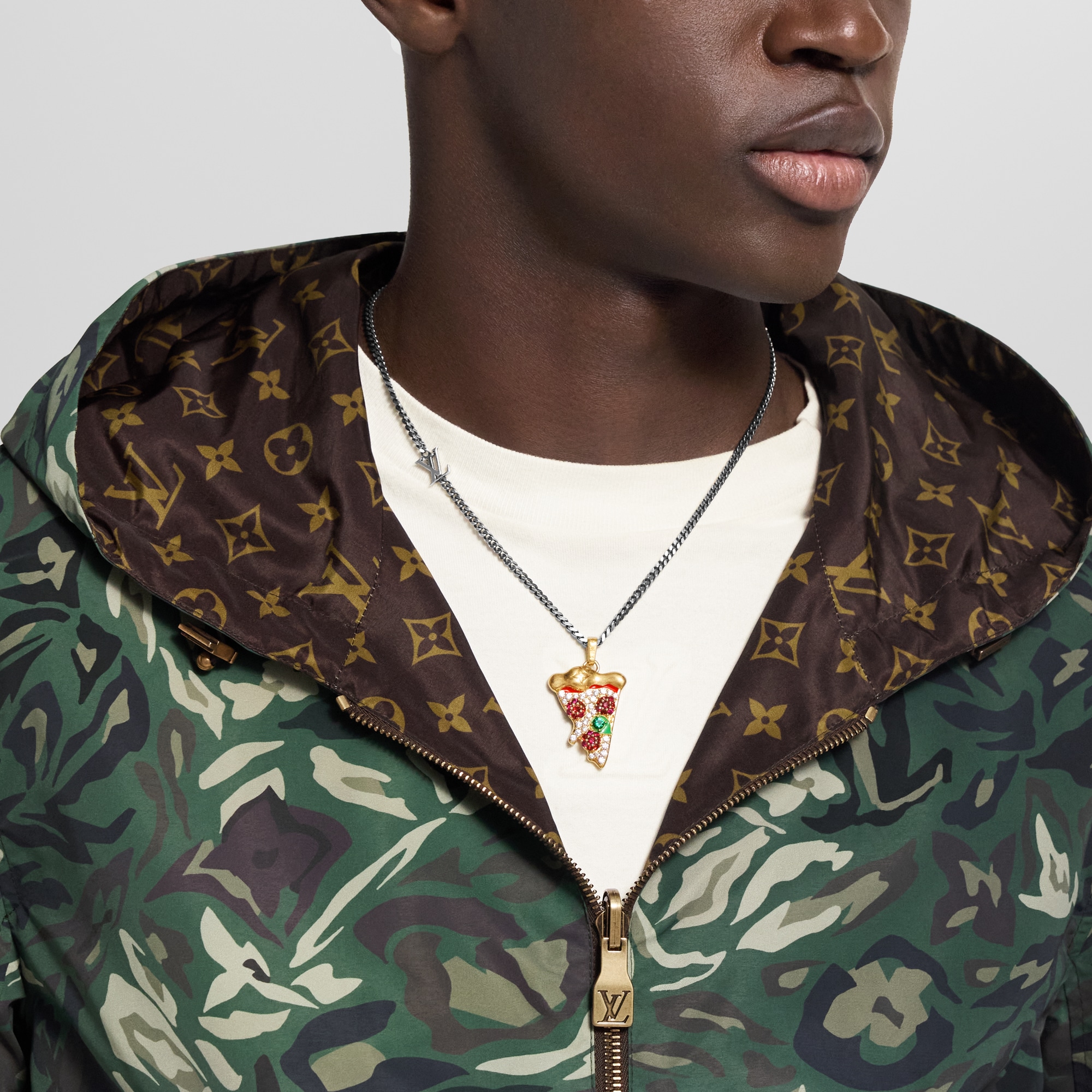 チャーム･LV ピザ ミディアム S00 メンズ ファッションジュエリー (製品ズーム)