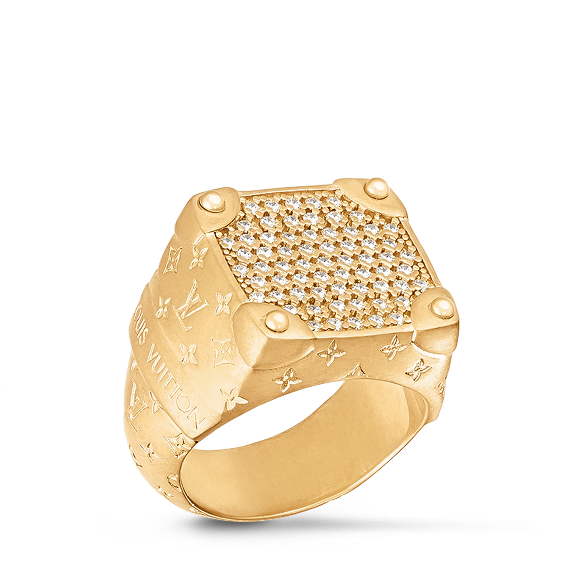 リング・LV ロープ パヴェ S00｜ルイ・ヴィトン 公式サイト - M1543L