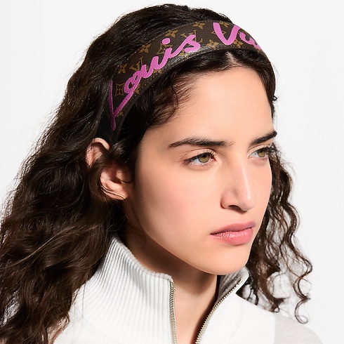 ヘッドバンド・LV スクリプト S00 ウィメンズ アクセサリー (製品ズーム)