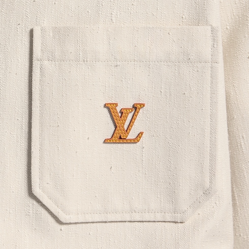 「LV シグネチャー コットンシルク オーバーシャツ」全体像