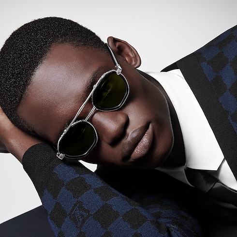 サングラス・LV シグネチャー デュオ・ラウンド S00 メンズ アクセサリー (製品ズーム)