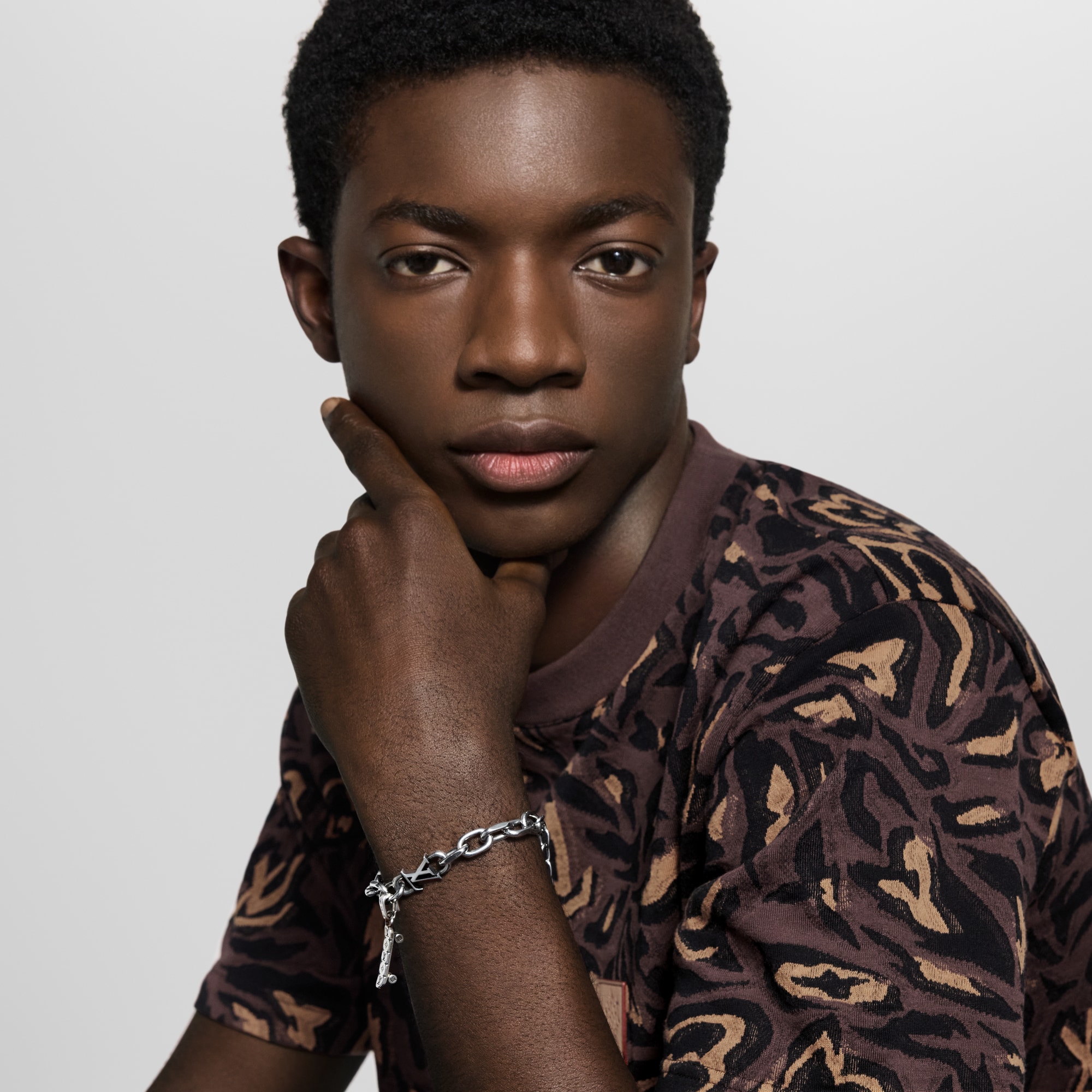 チャーム･LV スケートボード S00 メンズ ファッションジュエリー (製品ズーム)