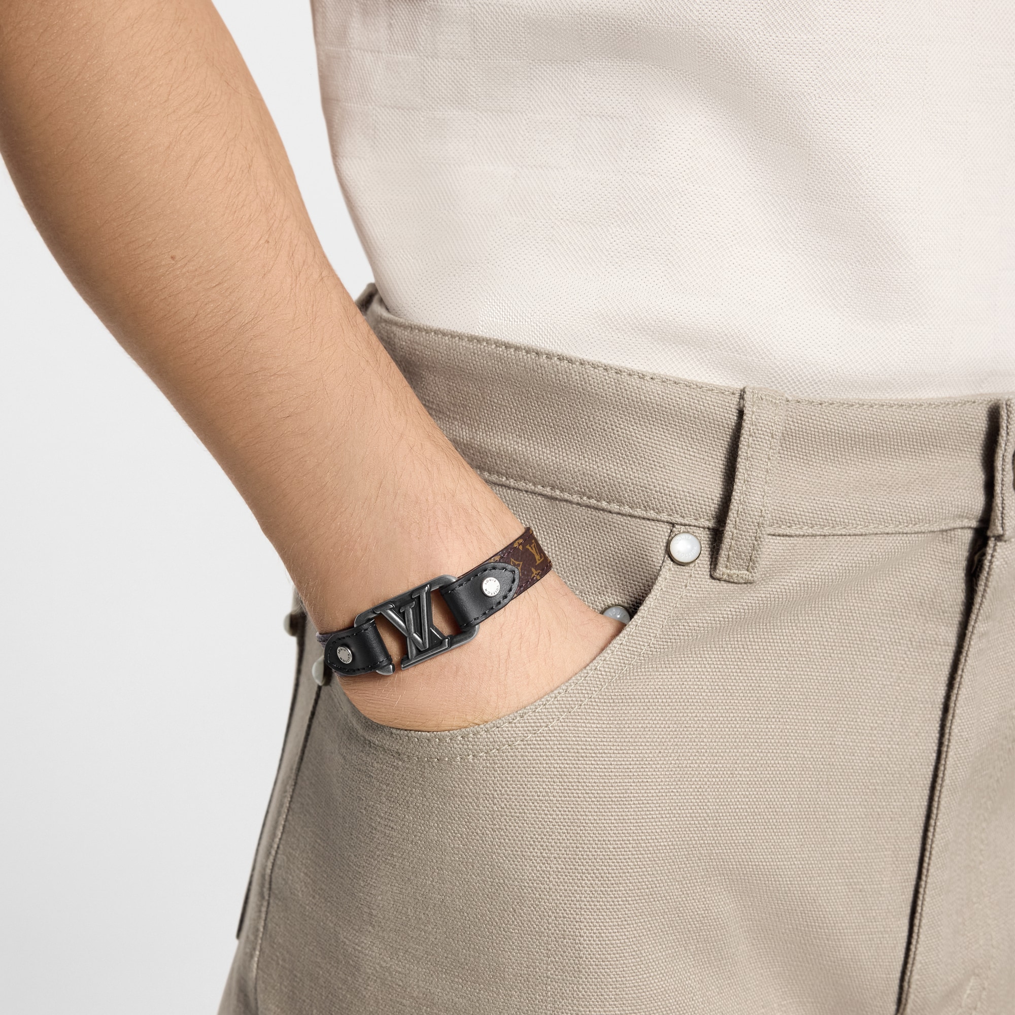 ブレスレット･LV スリム ディメンション リバーシブル  メンズ ファッションジュエリー (製品ズーム)