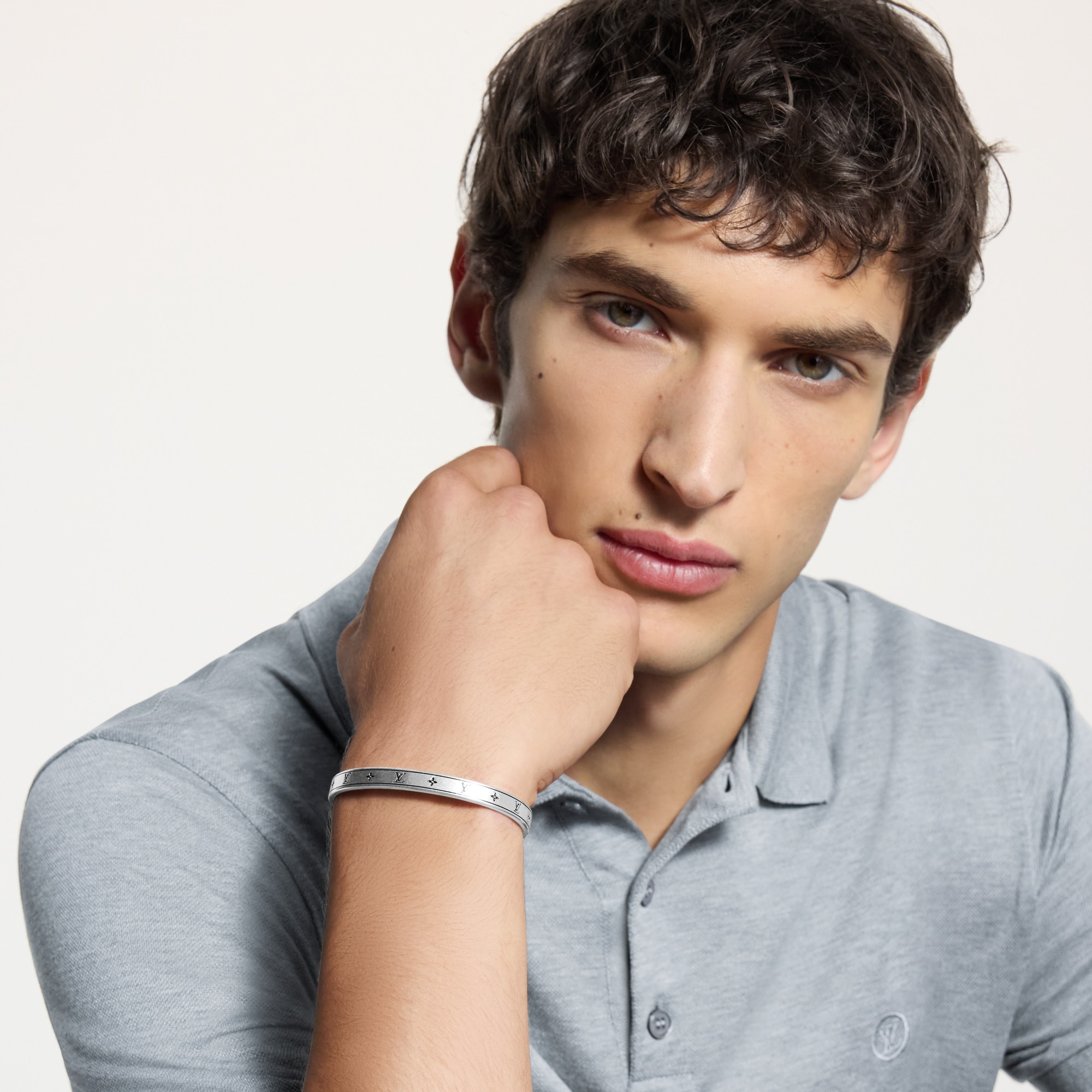 ブレスレット･LV スパイク バングル S00 メンズ ファッションジュエリー (製品ズーム)