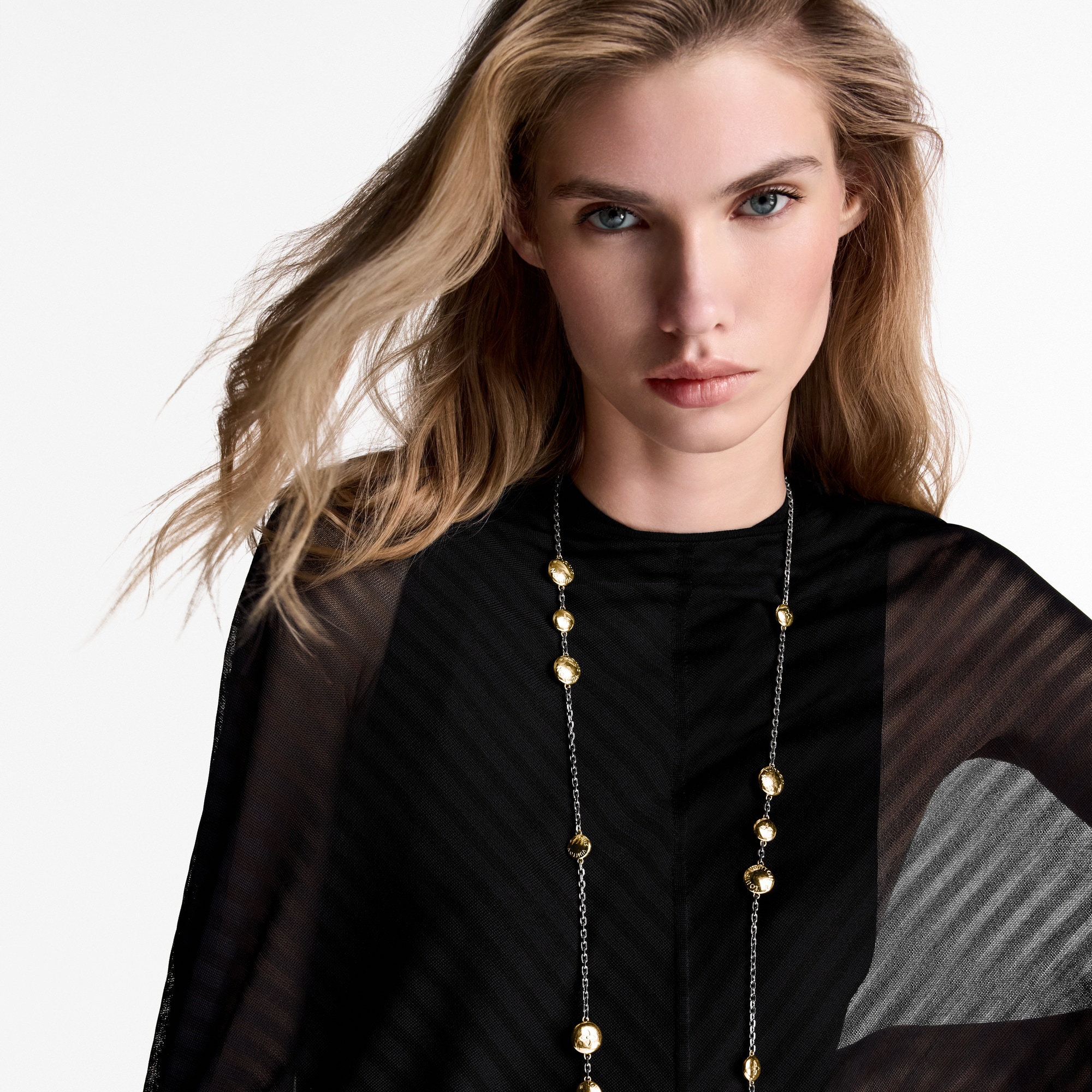 ロングネックレス･LV スタッズ S00 ウィメンズ ファッションジュエリー (製品ズーム)