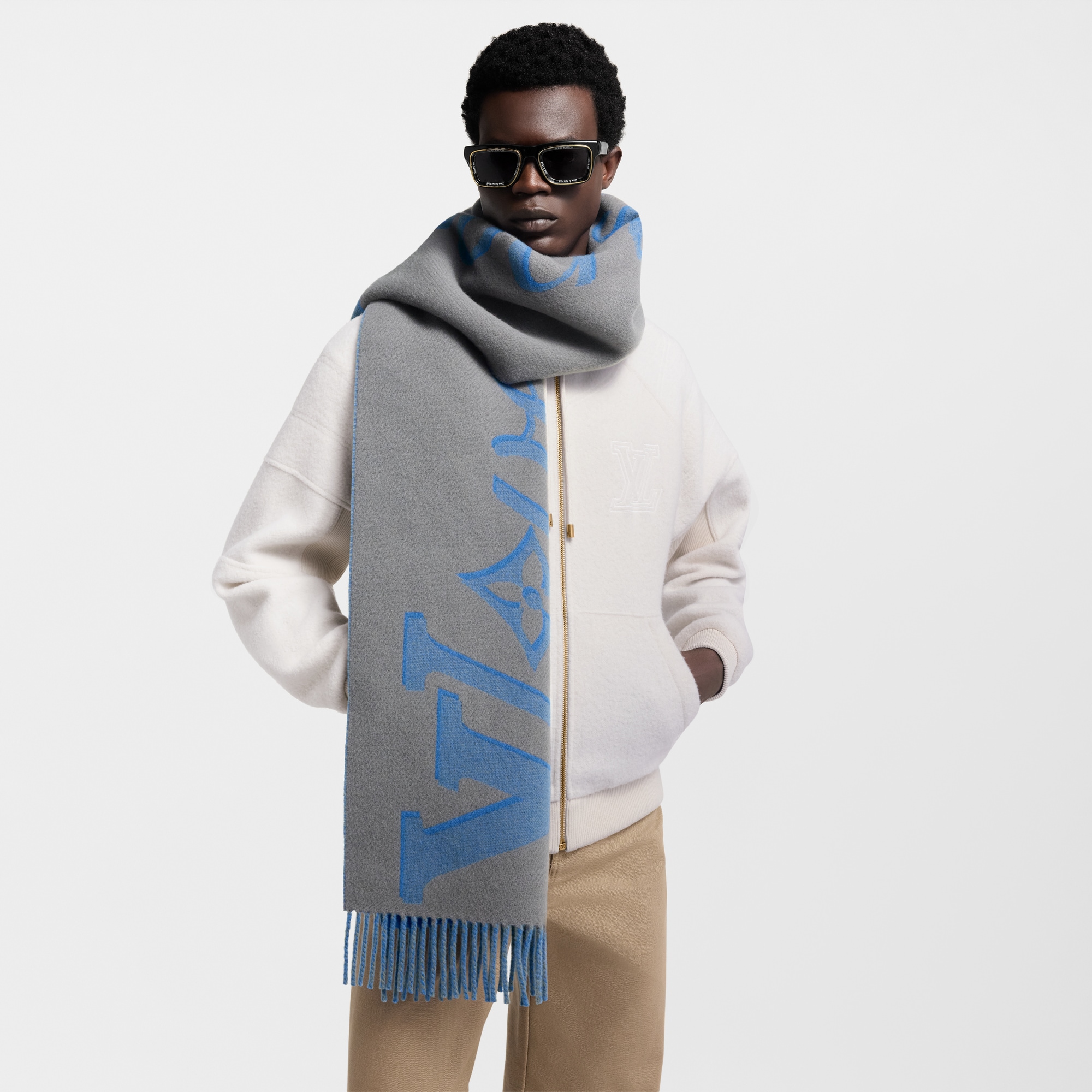 マフラー･LV バーズ S00 メンズ アクセサリー (製品ズーム)