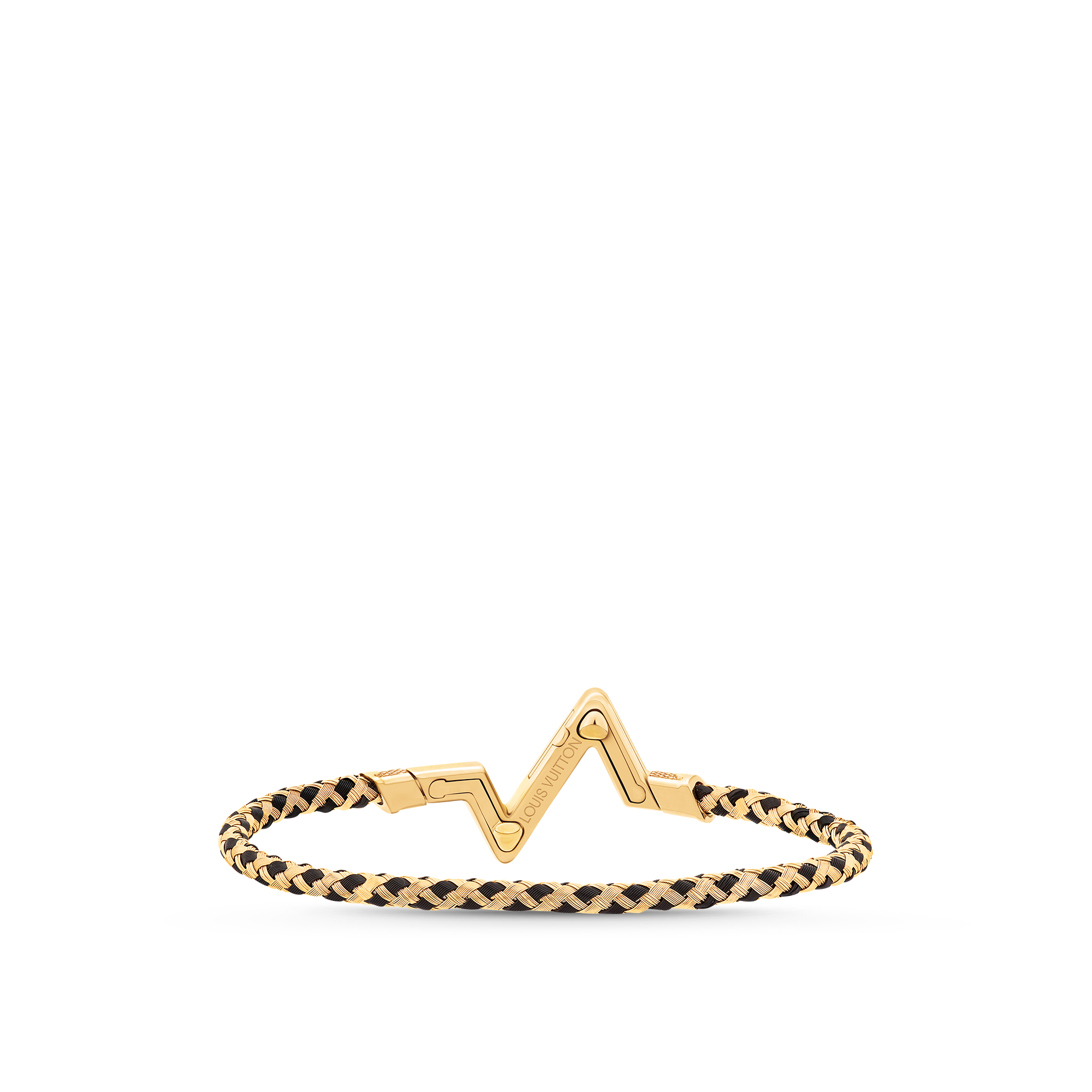 プレイ ブレスレット LV ヴォルト アップサイド ダウン GM (ブラック & ゴールド)  メンズ Discontinued Product (製品ズーム)