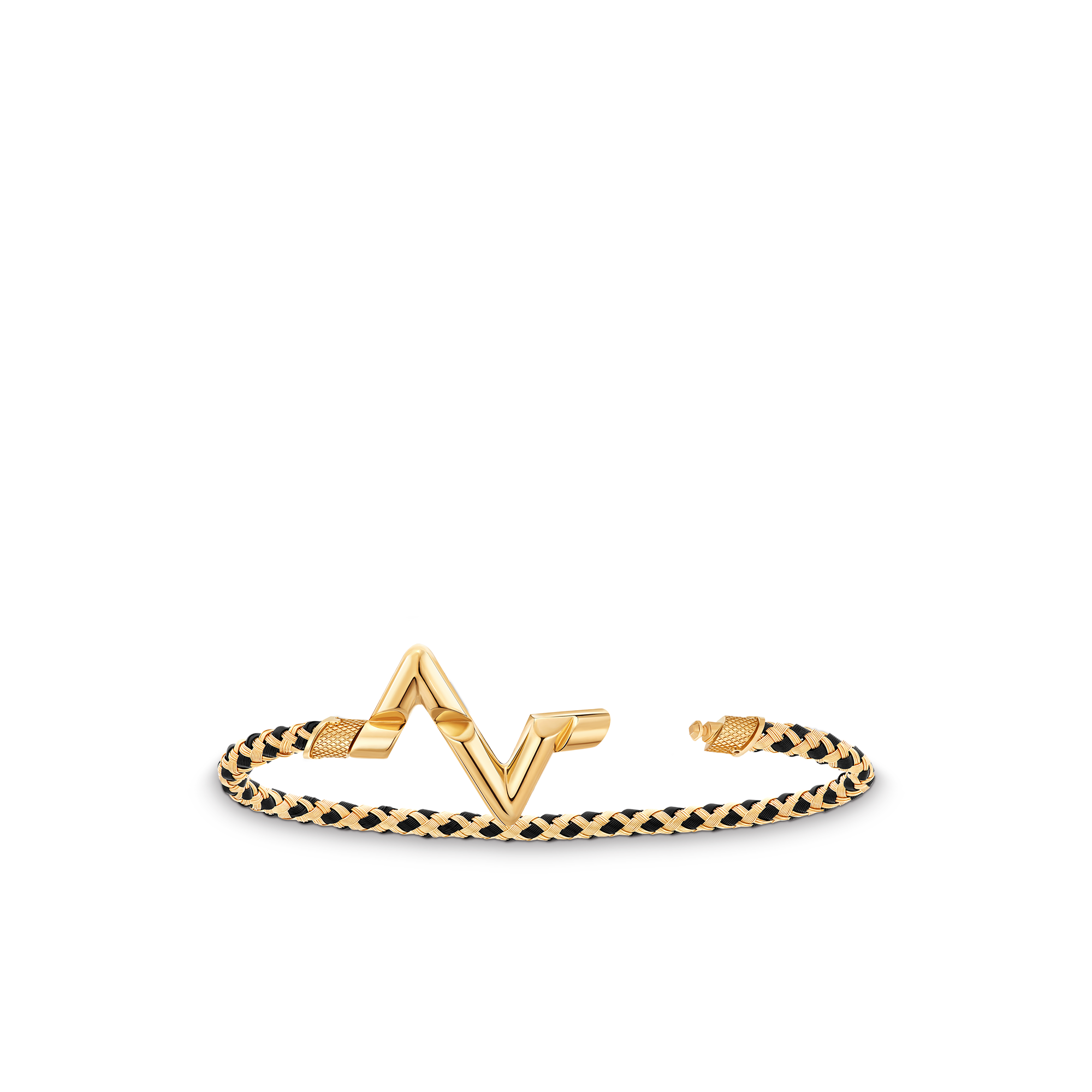 プレイ ブレスレット LV ヴォルト アップサイド ダウン GM (ブラック & ゴールド)  メンズ Discontinued Product (製品ズーム)