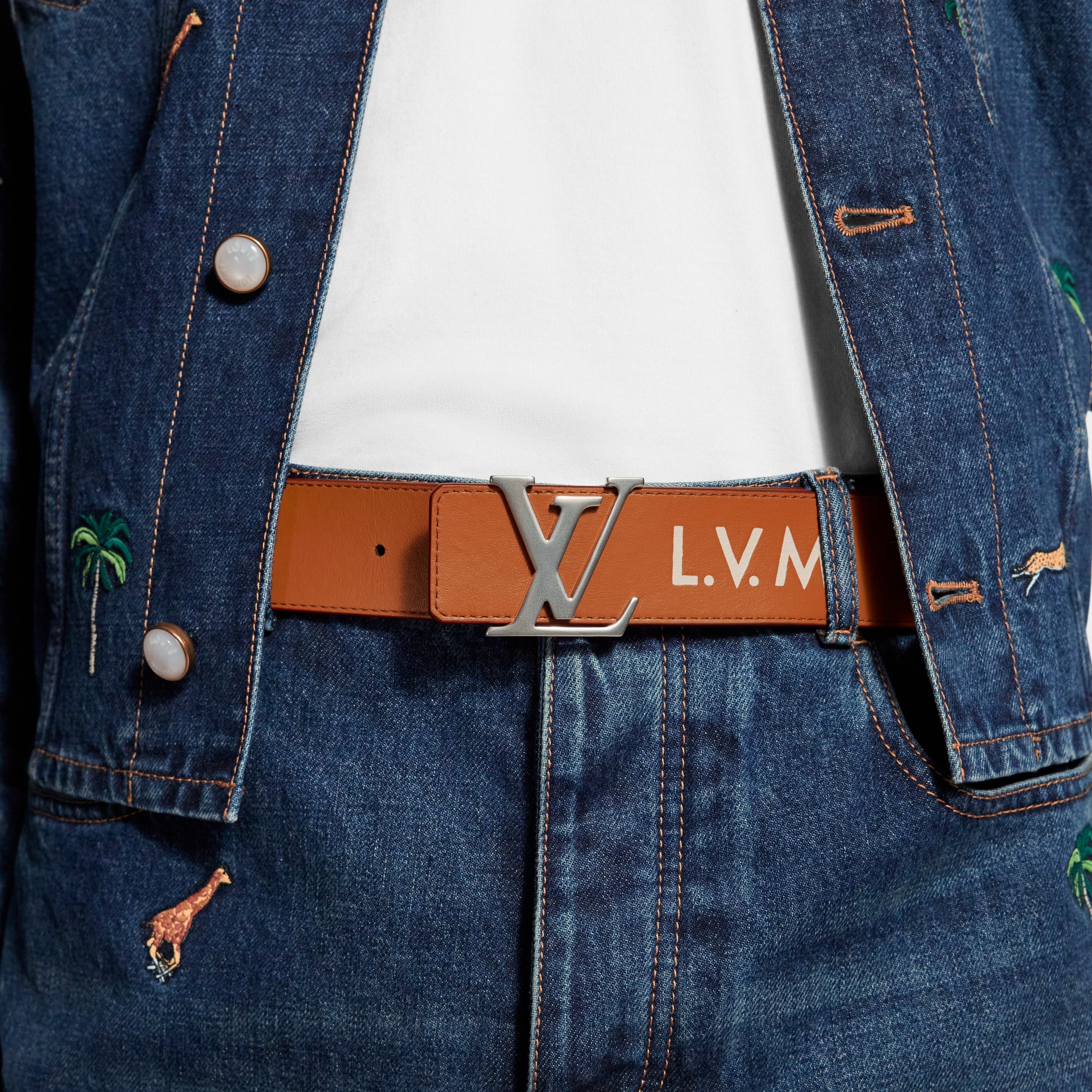 LV × ザ・ダージリン リミテッド ベルト・LV イニシャル 40MM 