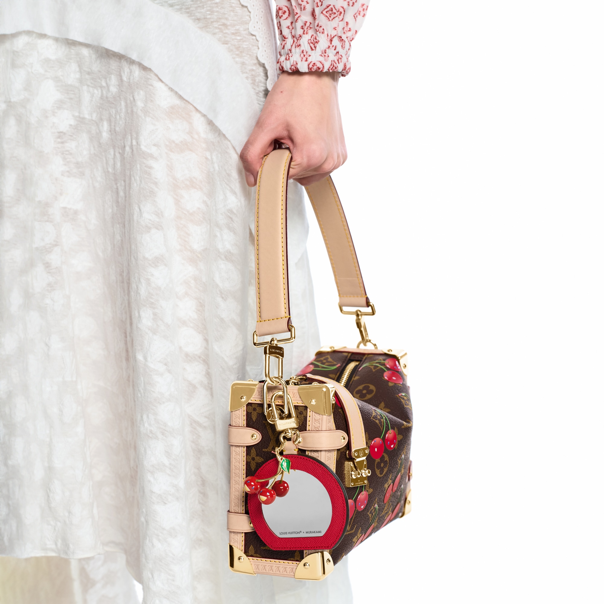 LV × TM バッグチャーム･LV ミニ ミラー チェリー S00 ウィメンズ アクセサリー (製品ズーム)