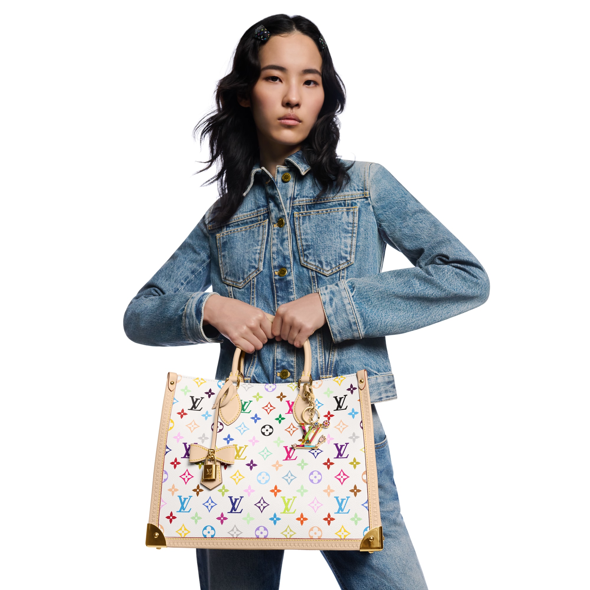 LV × TM キーホルダー・LV アイコニック スーパーフラット S00｜ルイ 