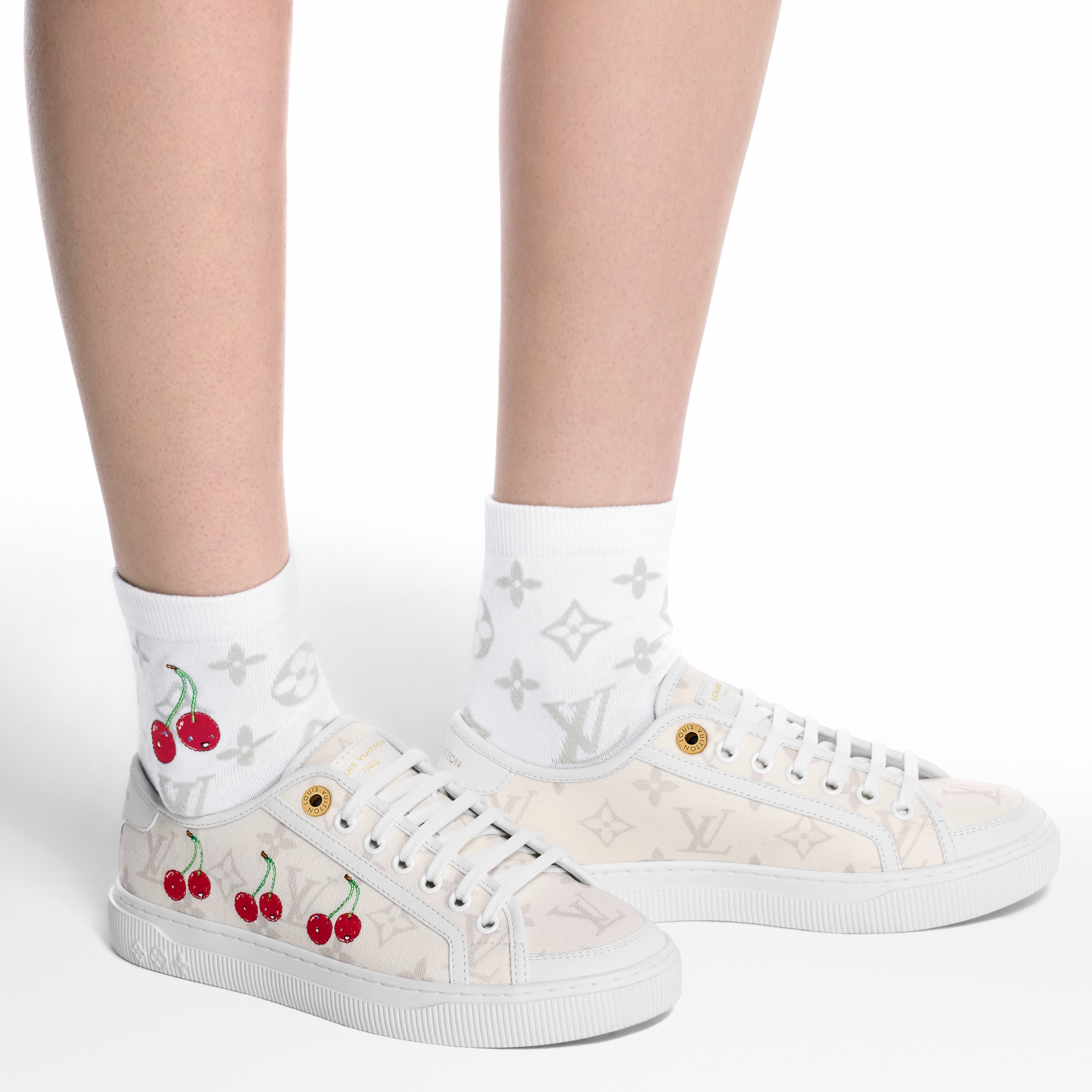 LV × TM ソックス･モノグラム･チェリー S00 ウィメンズ アクセサリー (製品ズーム)