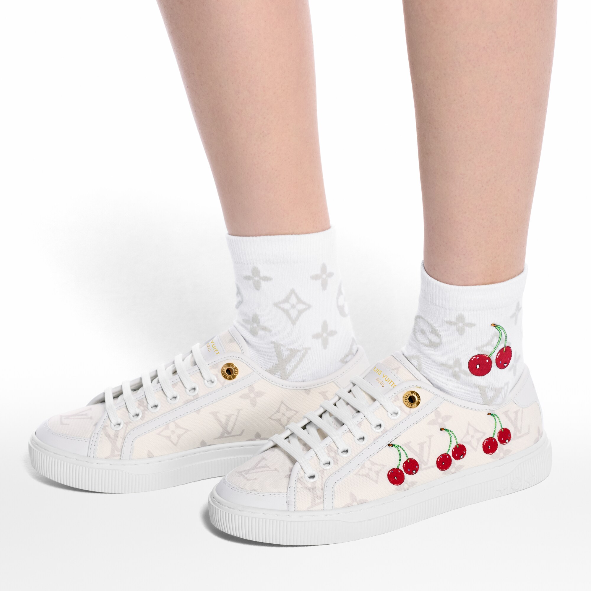 LV × TM ソックス･モノグラム･チェリー S00 ウィメンズ アクセサリー (製品ズーム)
