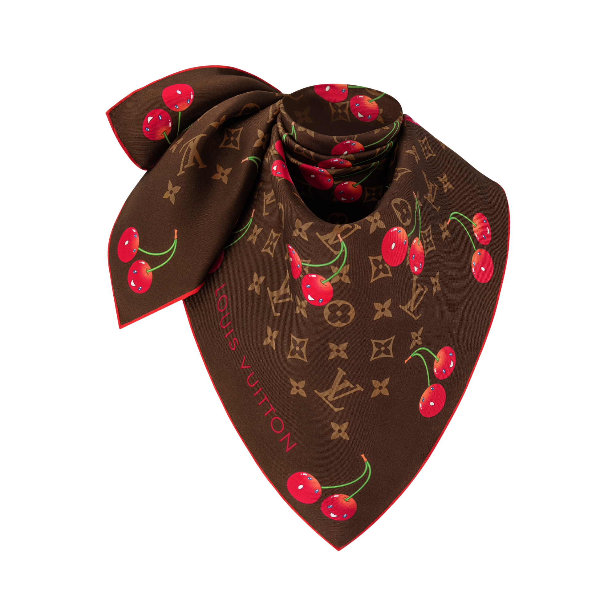 LV × TM カレ90･モノグラム･チェリー S00 ウィメンズ アクセサリー (製品ズーム)