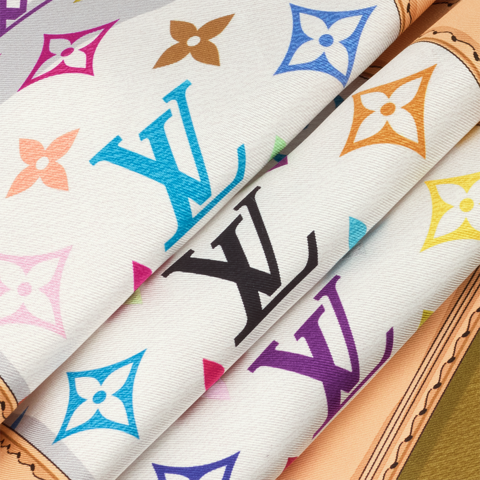LV × TM カレ90・モノグラム マルチカラー コレクター S00｜ルイ 