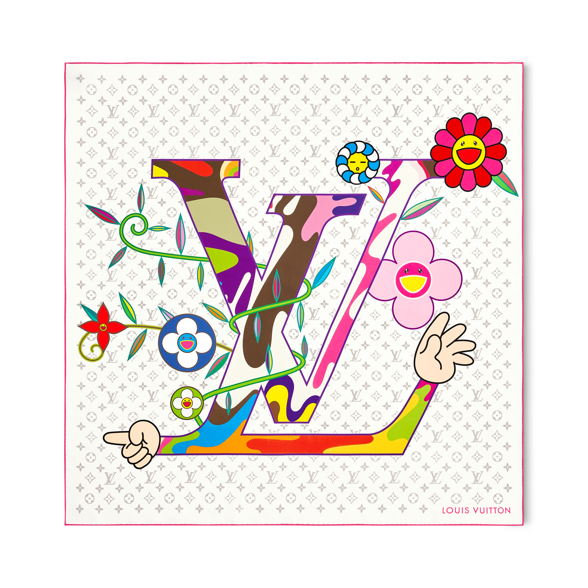 LV × TM カレ90･スーパーフラット S00 ウィメンズ アクセサリー (製品ズーム)