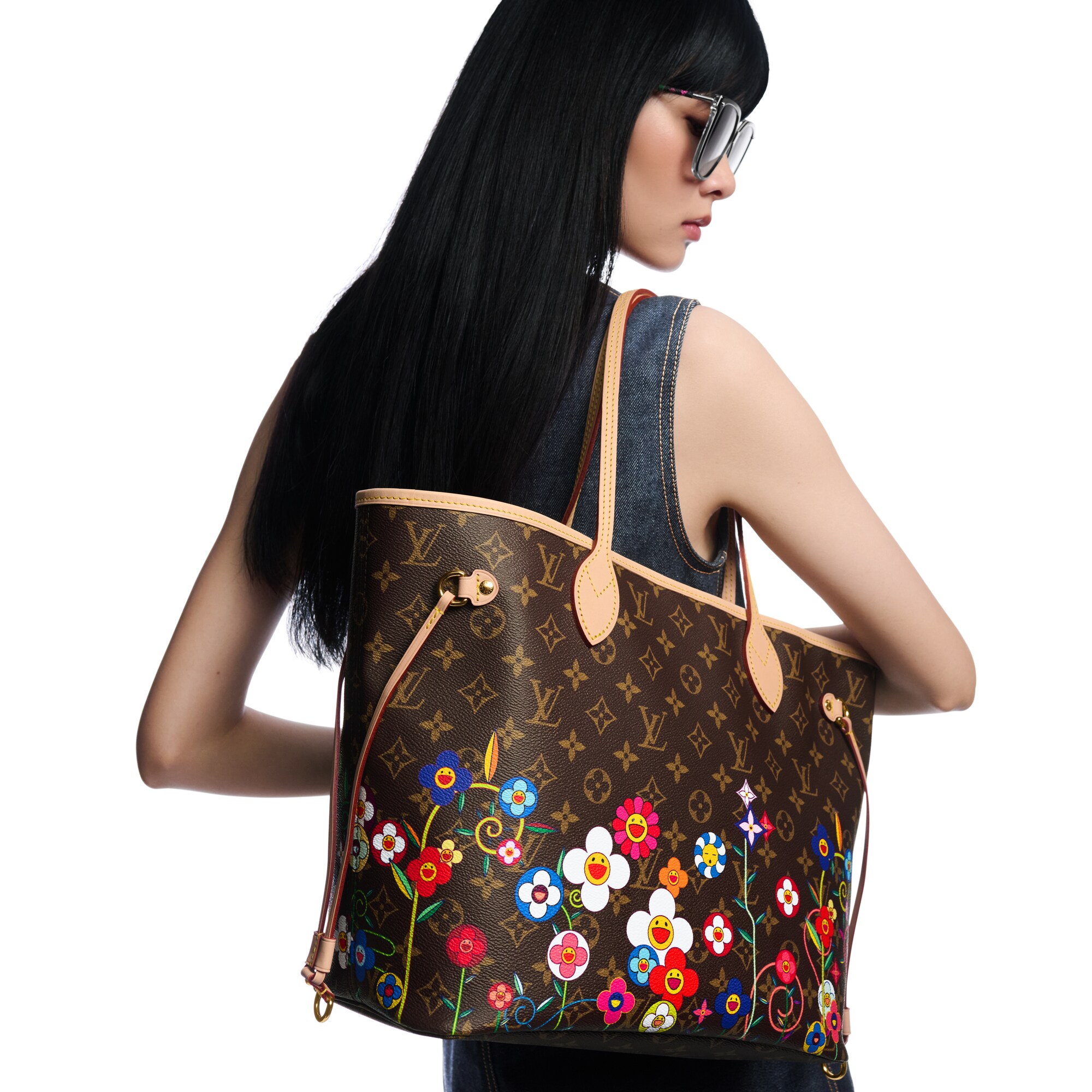 限定激レア】村上隆 ルイヴィトン LV × TM ネヴァーフル MM