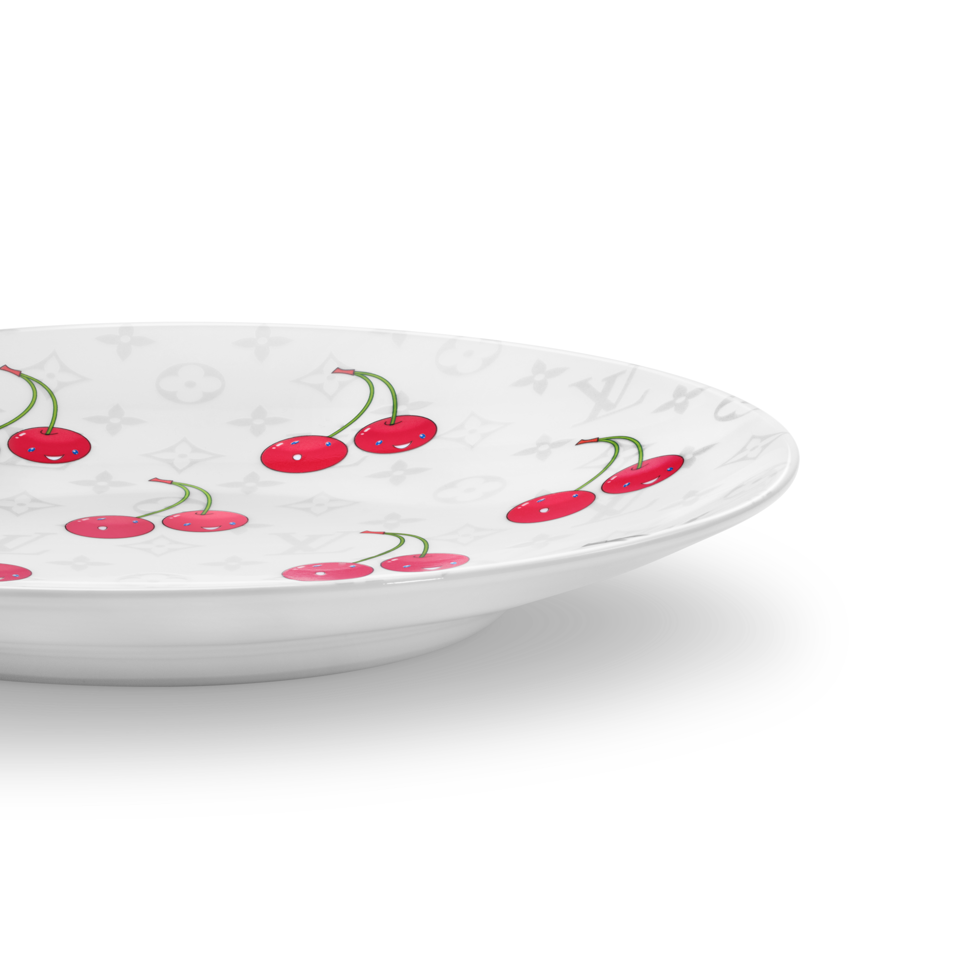 LV × TM Set of 2 Dessert Plates Monogram Cerises トランク、トラベル & ホーム ホーム & テーブルウェア (製品ズーム)