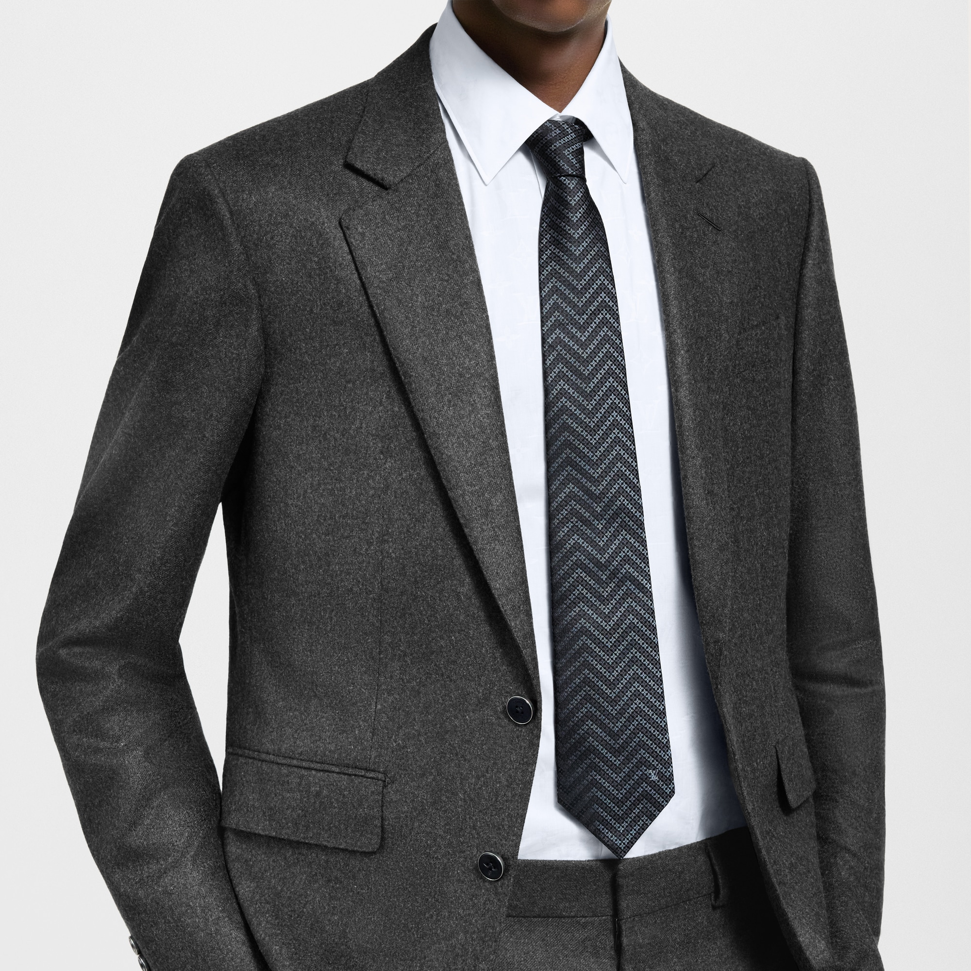 ネクタイ･LV ジグザグ S00 メンズ アクセサリー (製品ズーム)