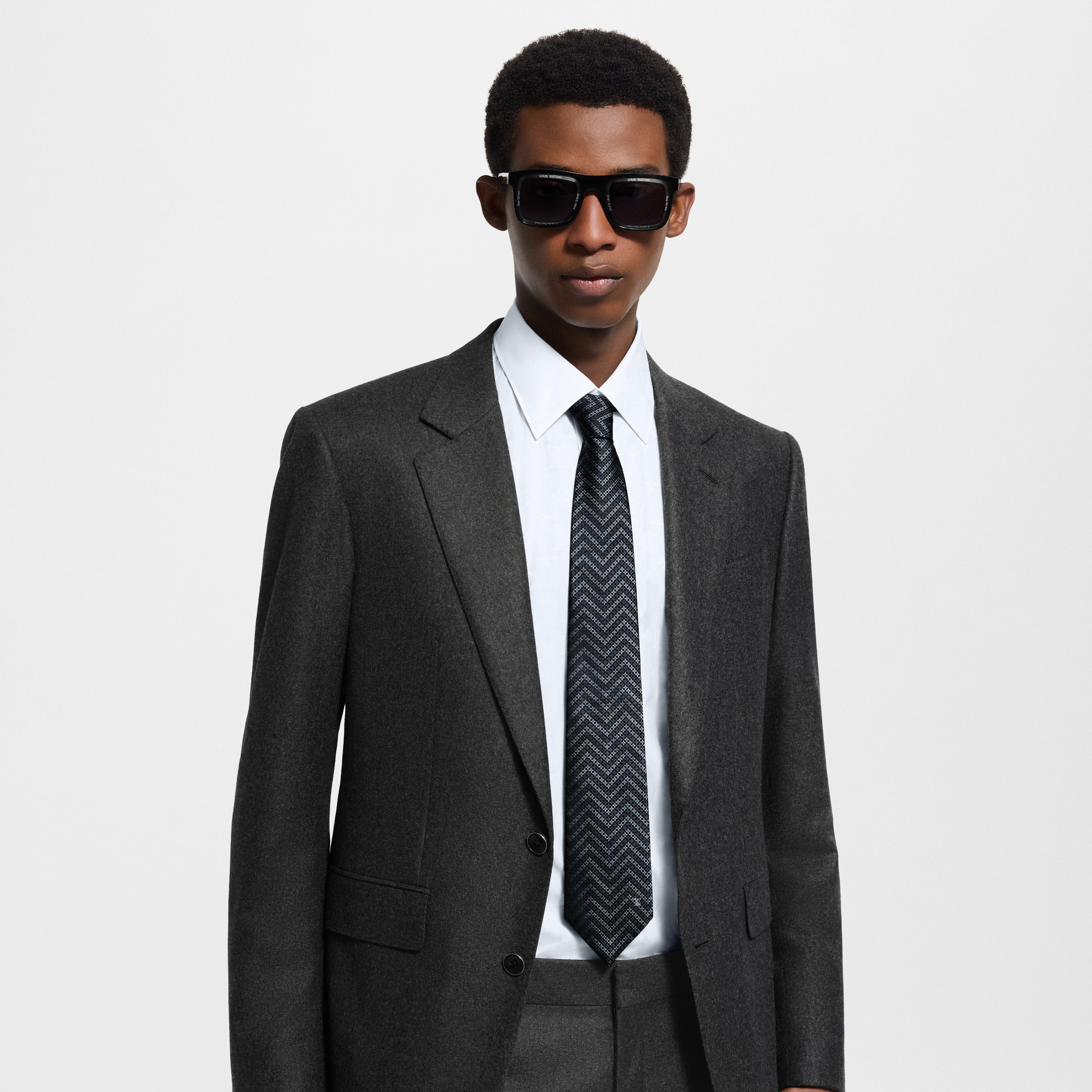 ネクタイ･LV ジグザグ S00 メンズ アクセサリー (製品ズーム)