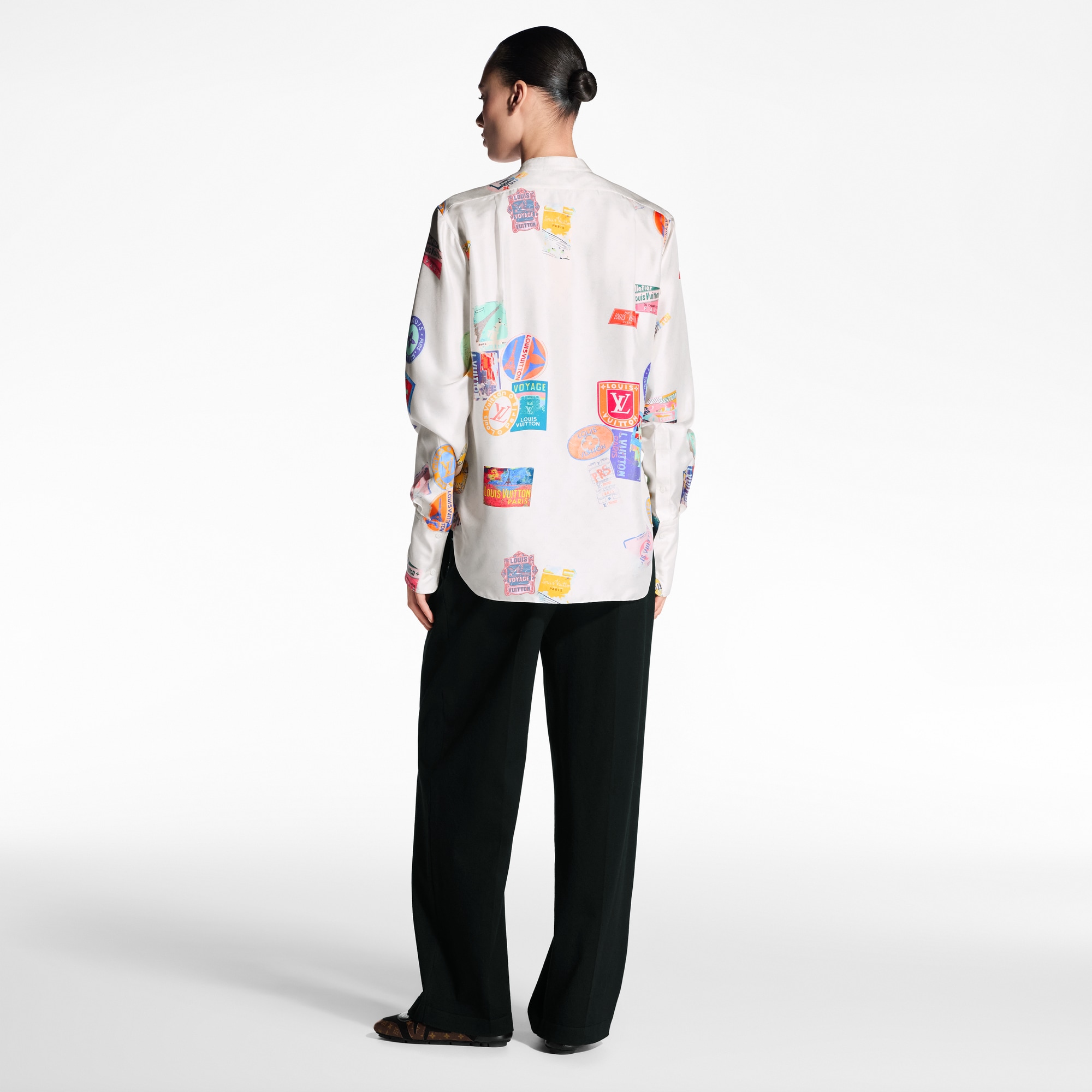 マヒナ パッチ シルクシャツ  ウィメンズ ウェア(洋服) (製品ズーム)