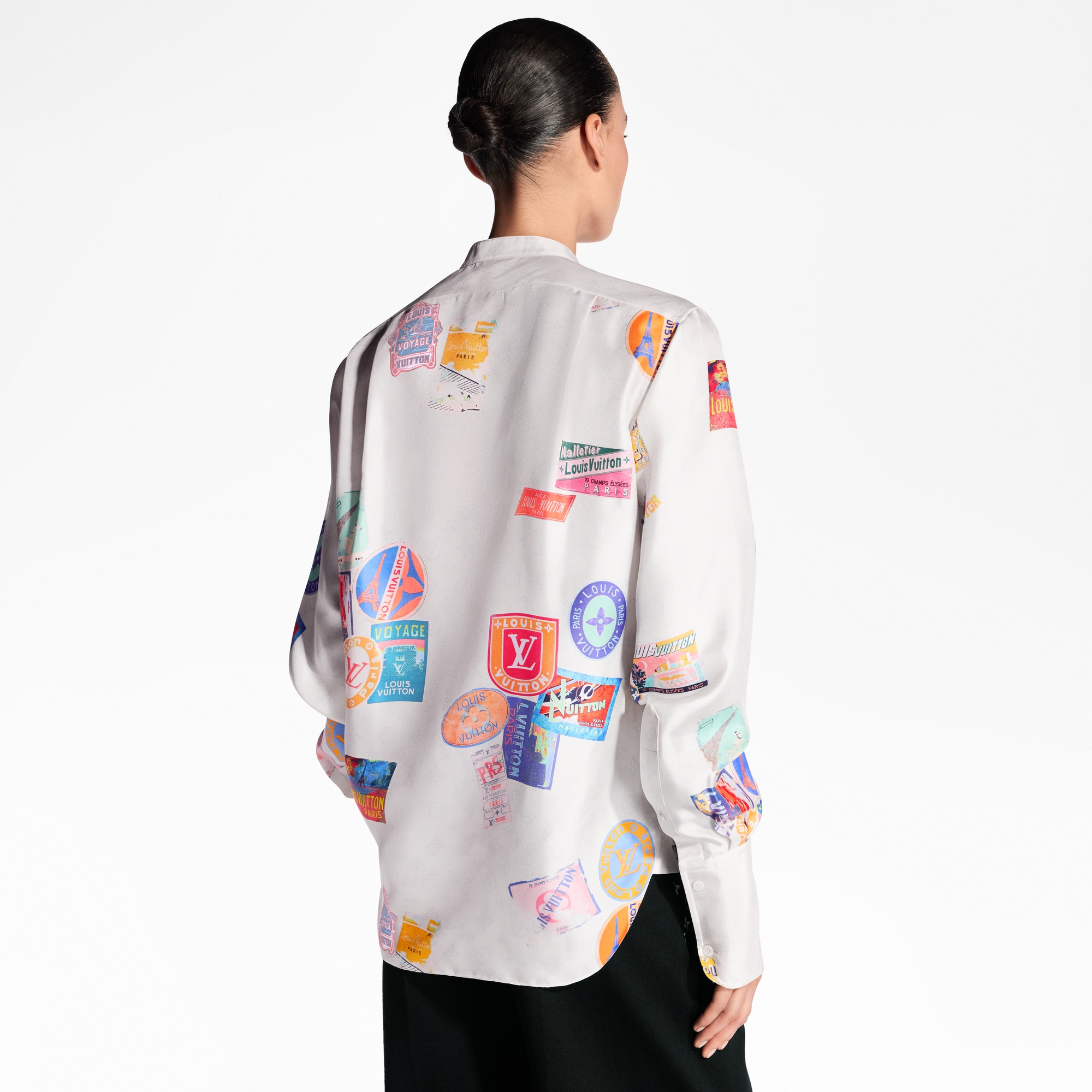 マヒナ パッチ シルクシャツ  ウィメンズ ウェア(洋服) (製品ズーム)