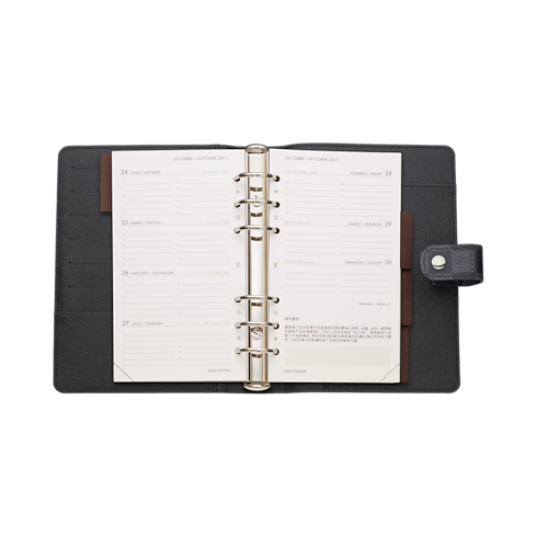 アジェンダ MM ダミエ・グラフィット トランク、トラベル & ホーム 書籍 & ステーショナリー (製品ズーム)