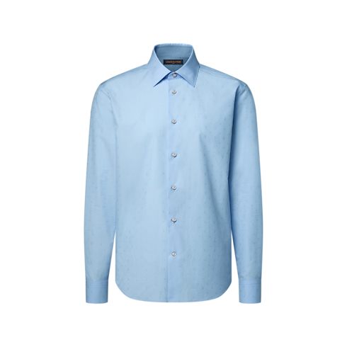 ミニモノグラム ロングスリーブ コットンポプリンシャツ メンズ ウェア(洋服) (製品ズーム)