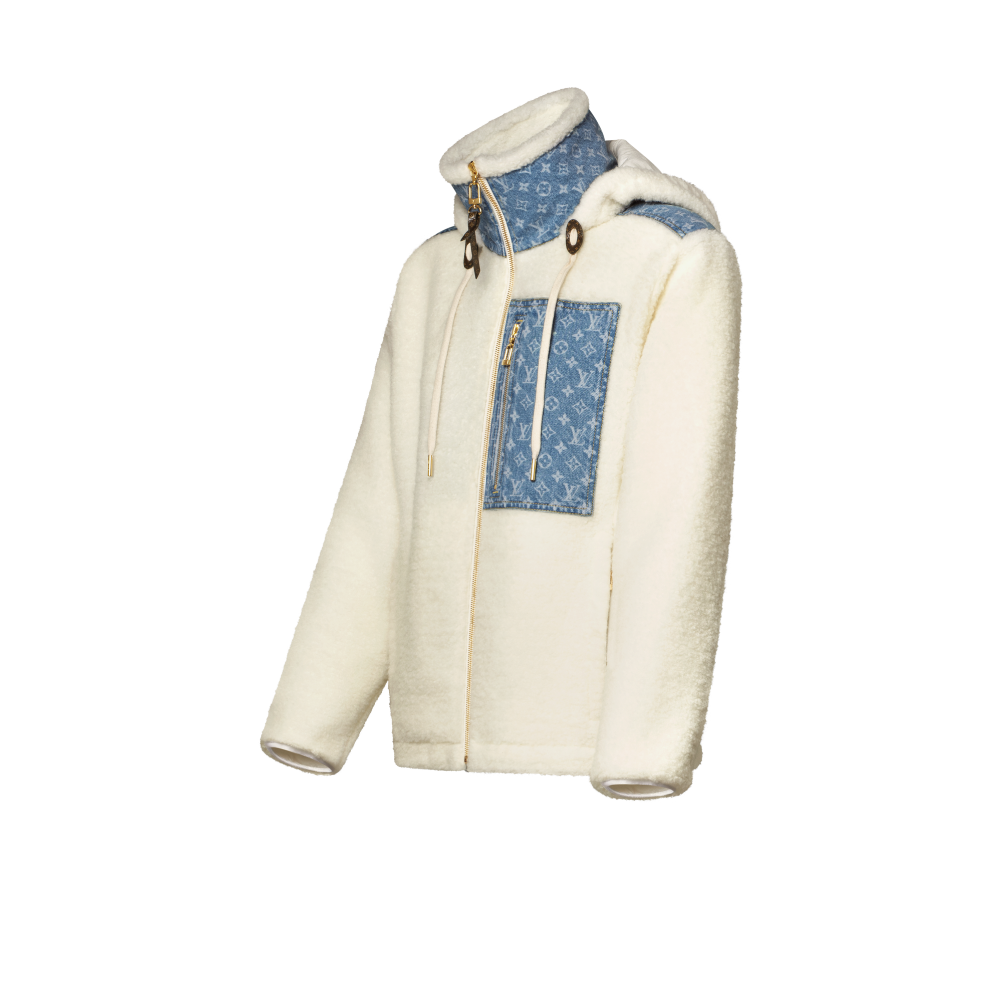 モノグラムアクセント フリースジャケット  ウィメンズ ウェア(洋服) (製品ズーム)
