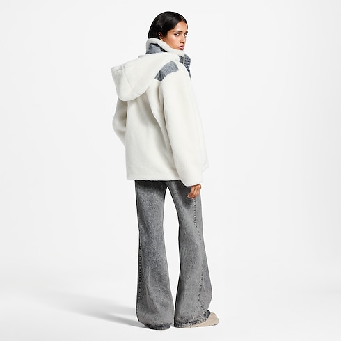 モノグラムアクセント フリースジャケット ウィメンズ ウェア(洋服) (製品ズーム)