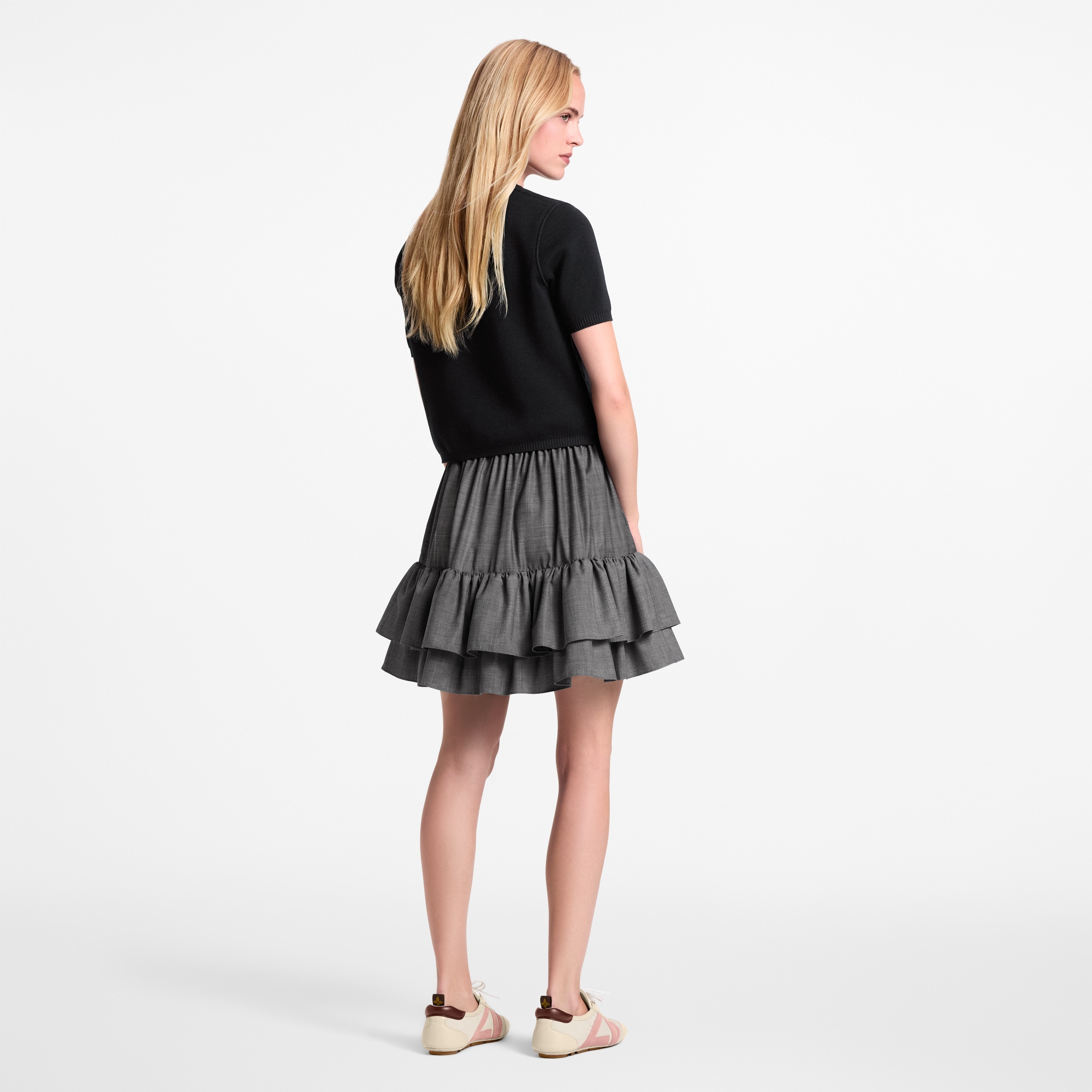 あみさん着用】LOUISVUITTONルイヴィトンモノグラムウールスカート