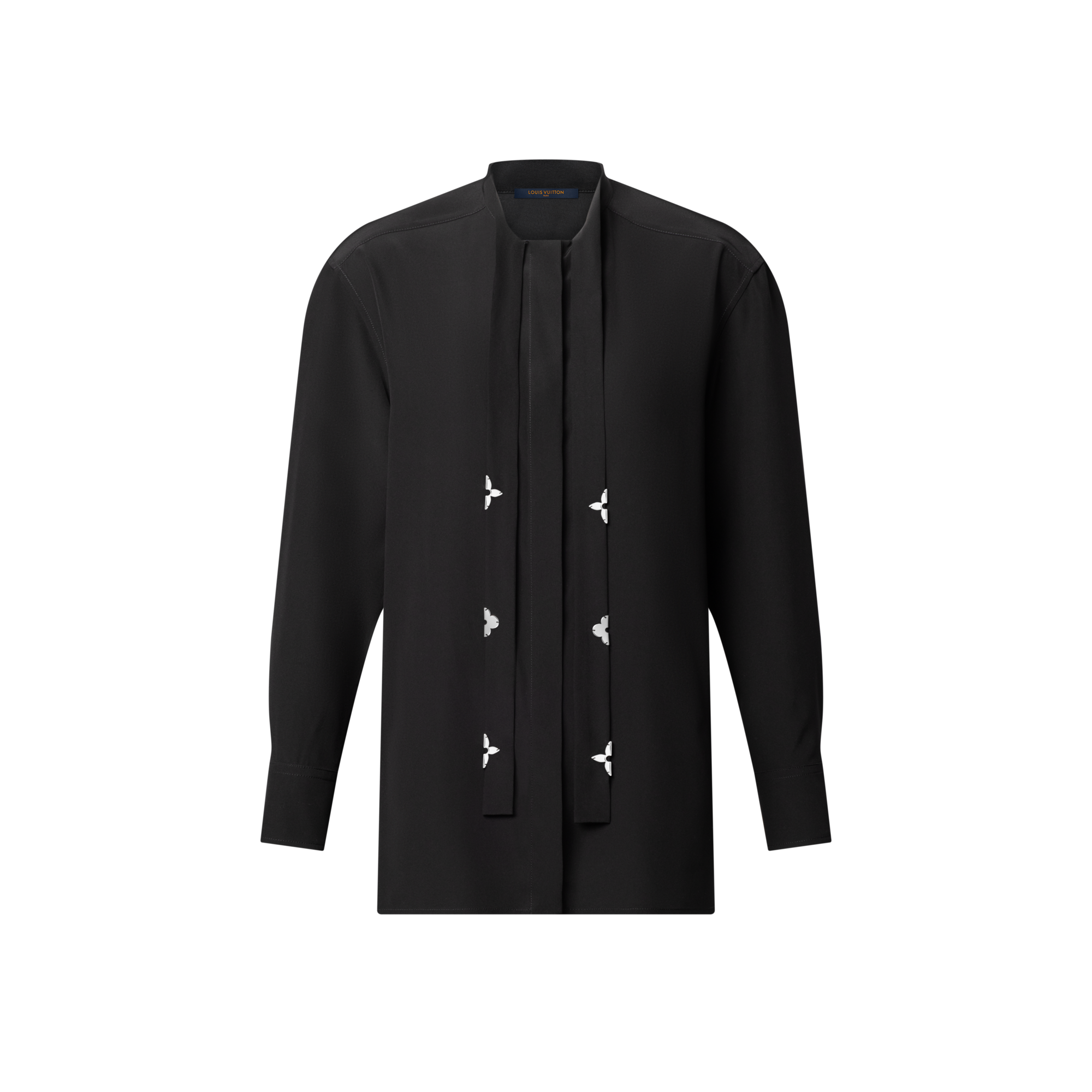 モノグラムアクセント ラバリエール ブラウス  ウィメンズ ウェア(洋服) (製品ズーム)
